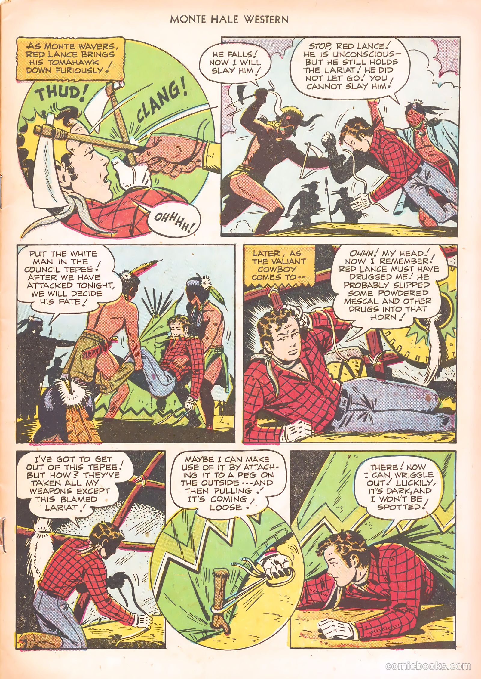 Monte Hale Western #67 (1951) — page 7 of 36