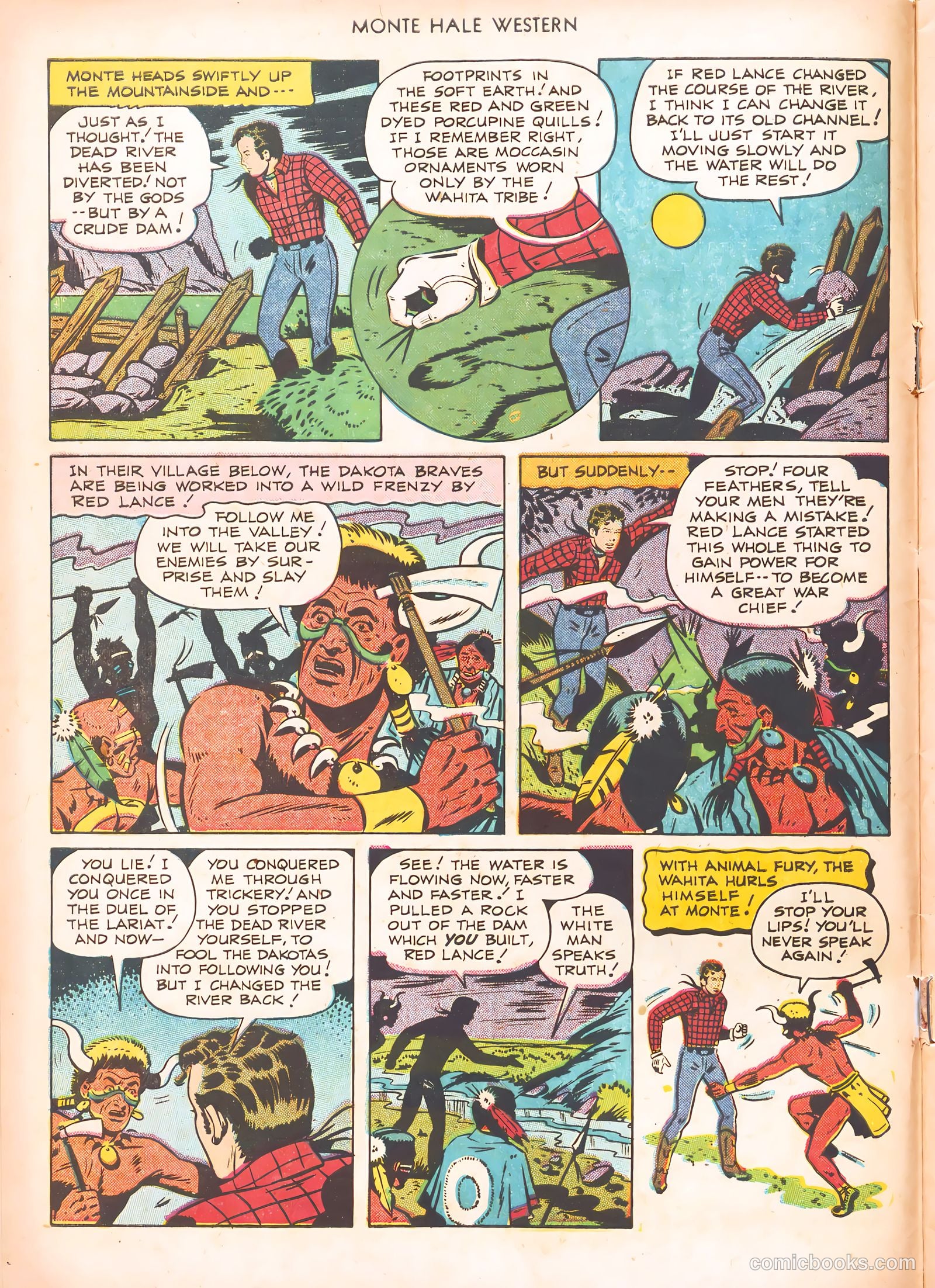 Monte Hale Western #67 (1951) — page 8 of 36