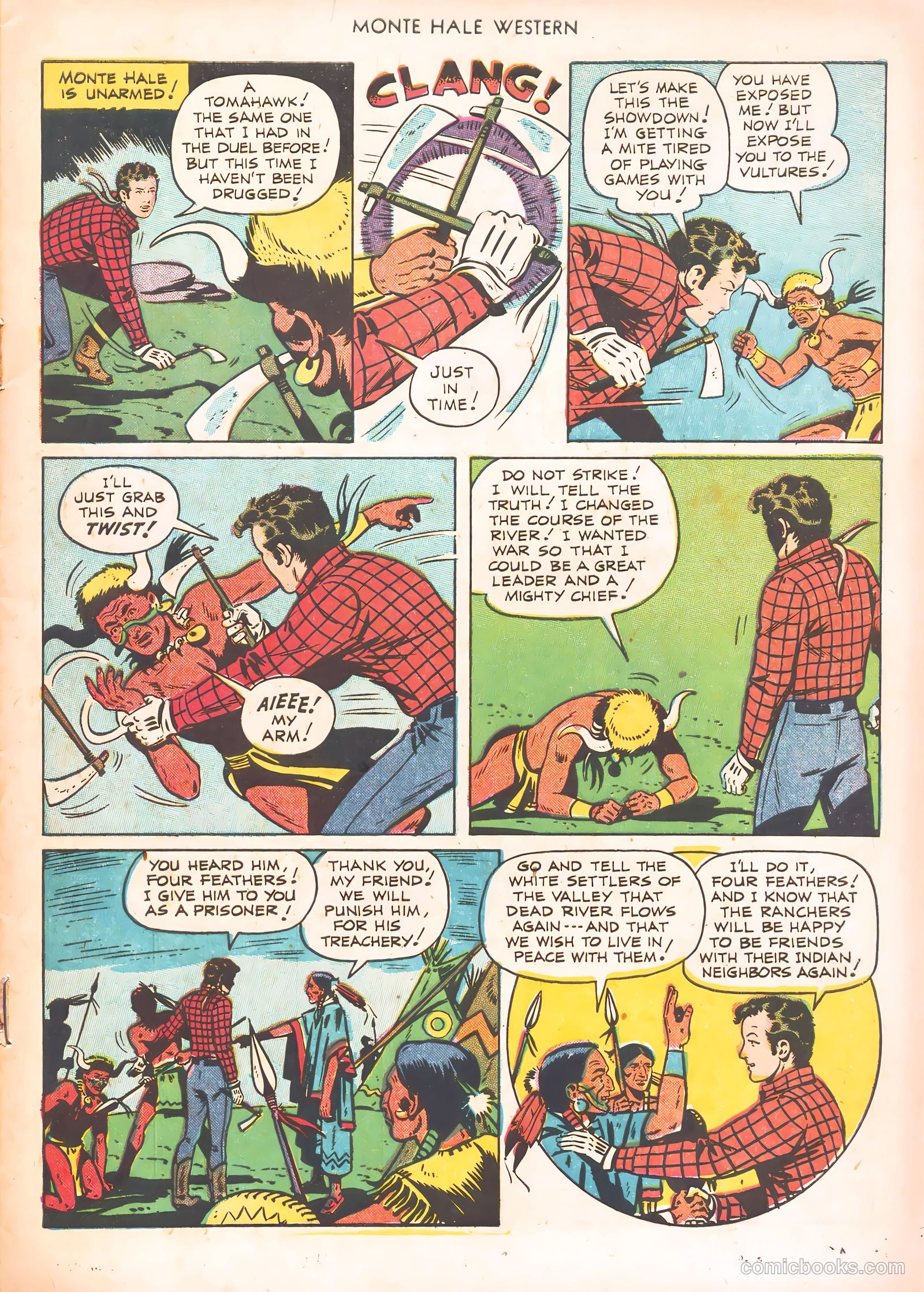 Monte Hale Western #67 (1951) — page 9 of 36