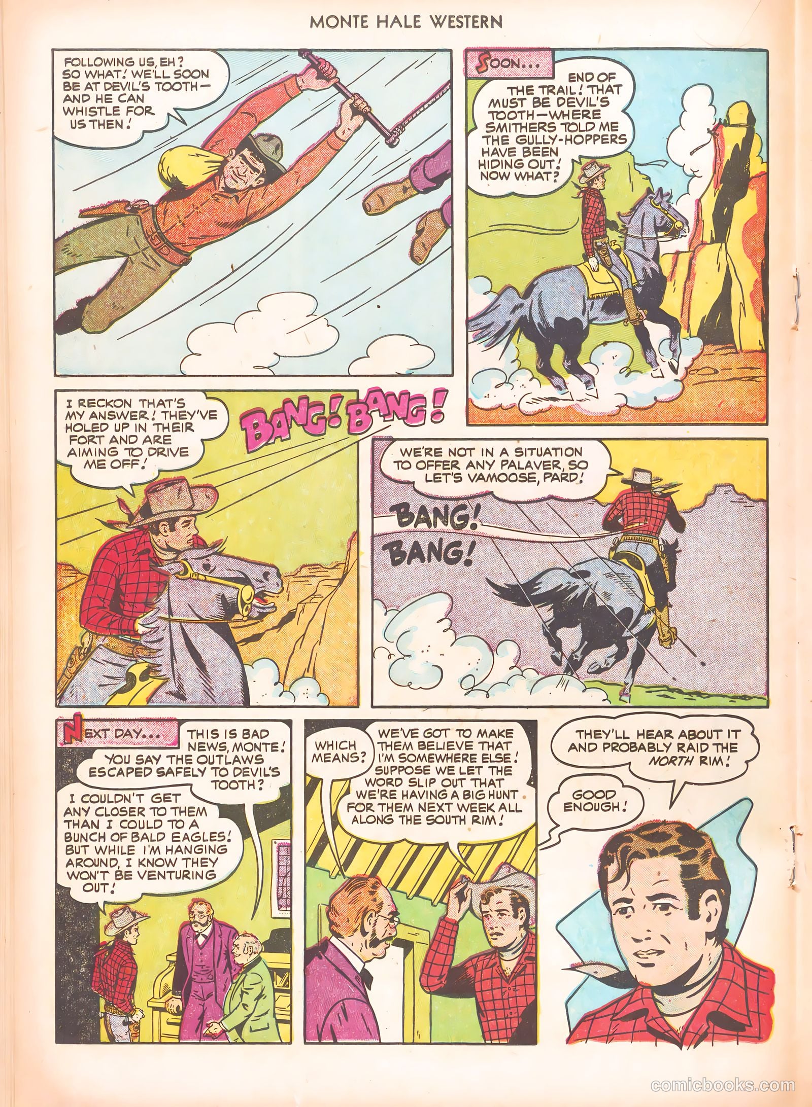 Monte Hale Western #67 (1951) — page 18 of 36