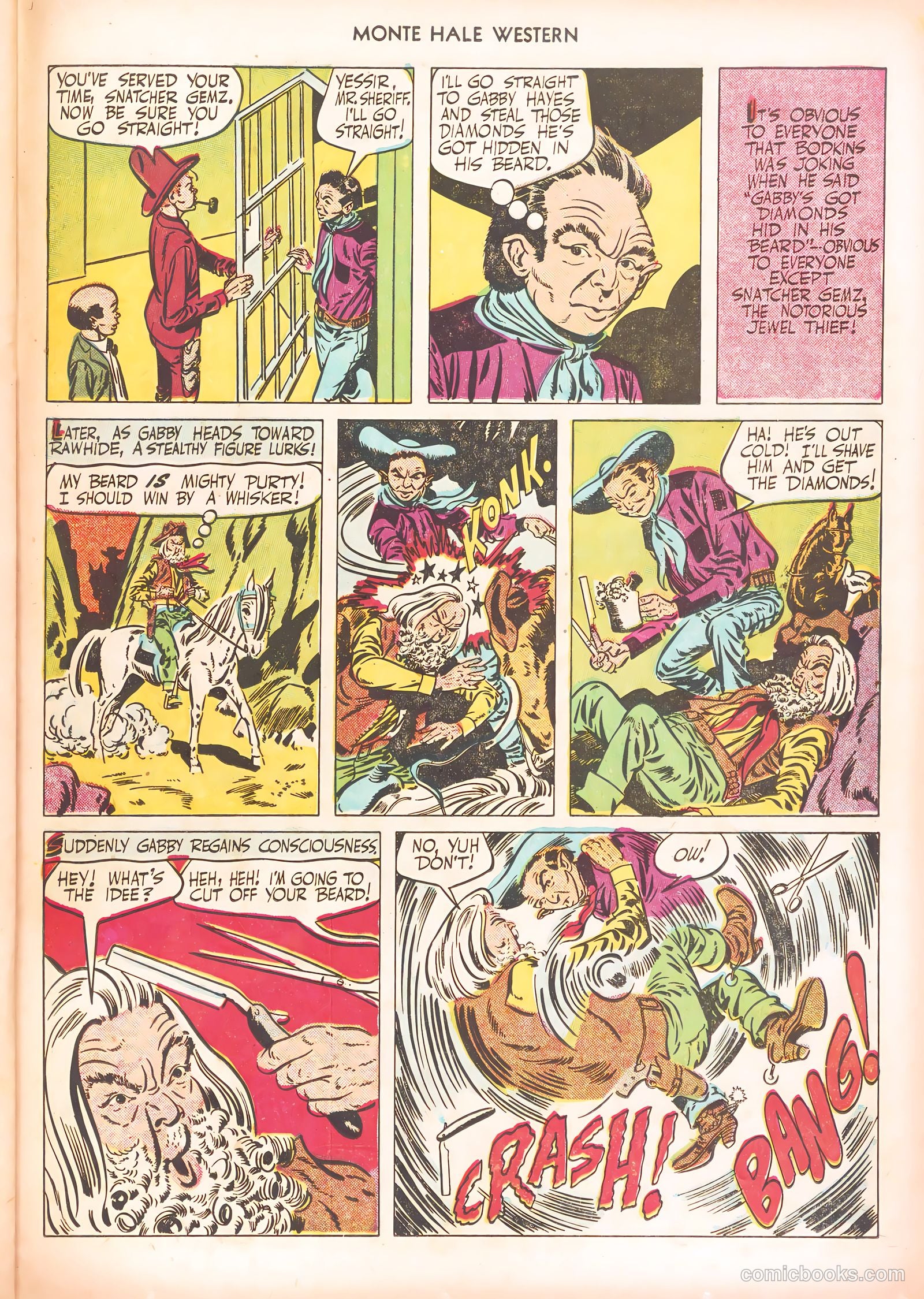 Monte Hale Western #67 (1951) — page 23 of 36