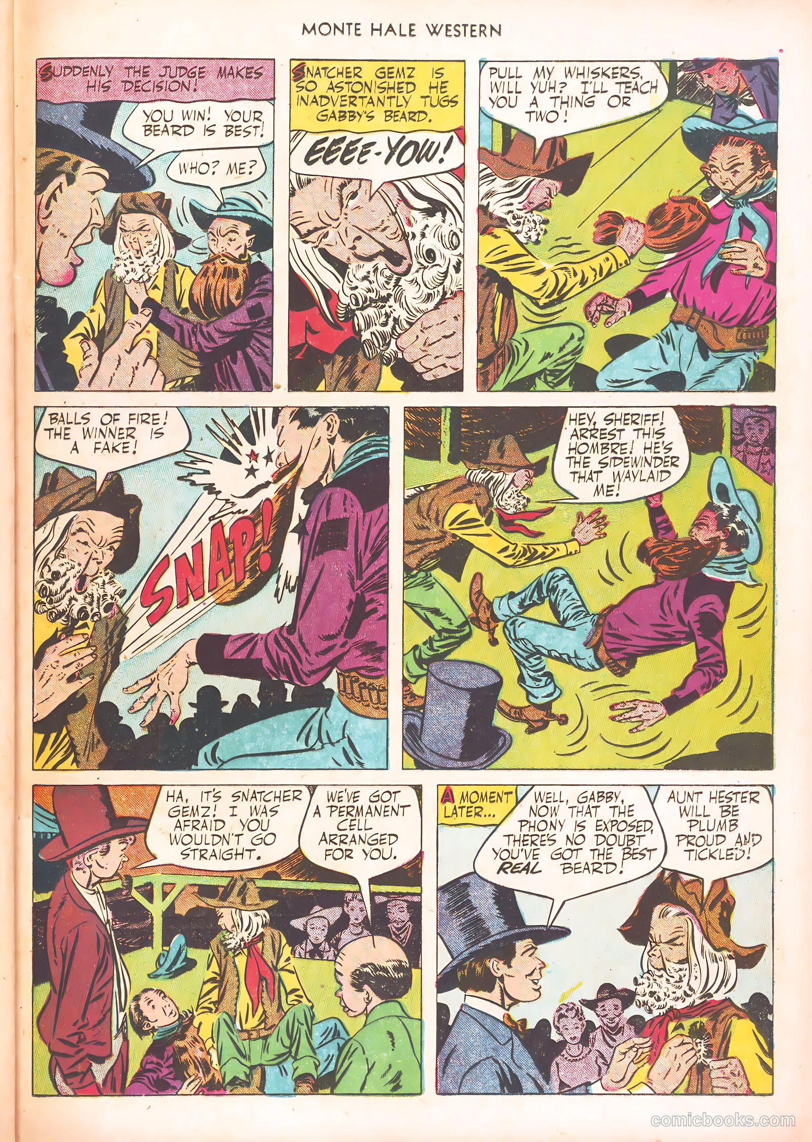 Monte Hale Western #67 (1951) — page 25 of 36