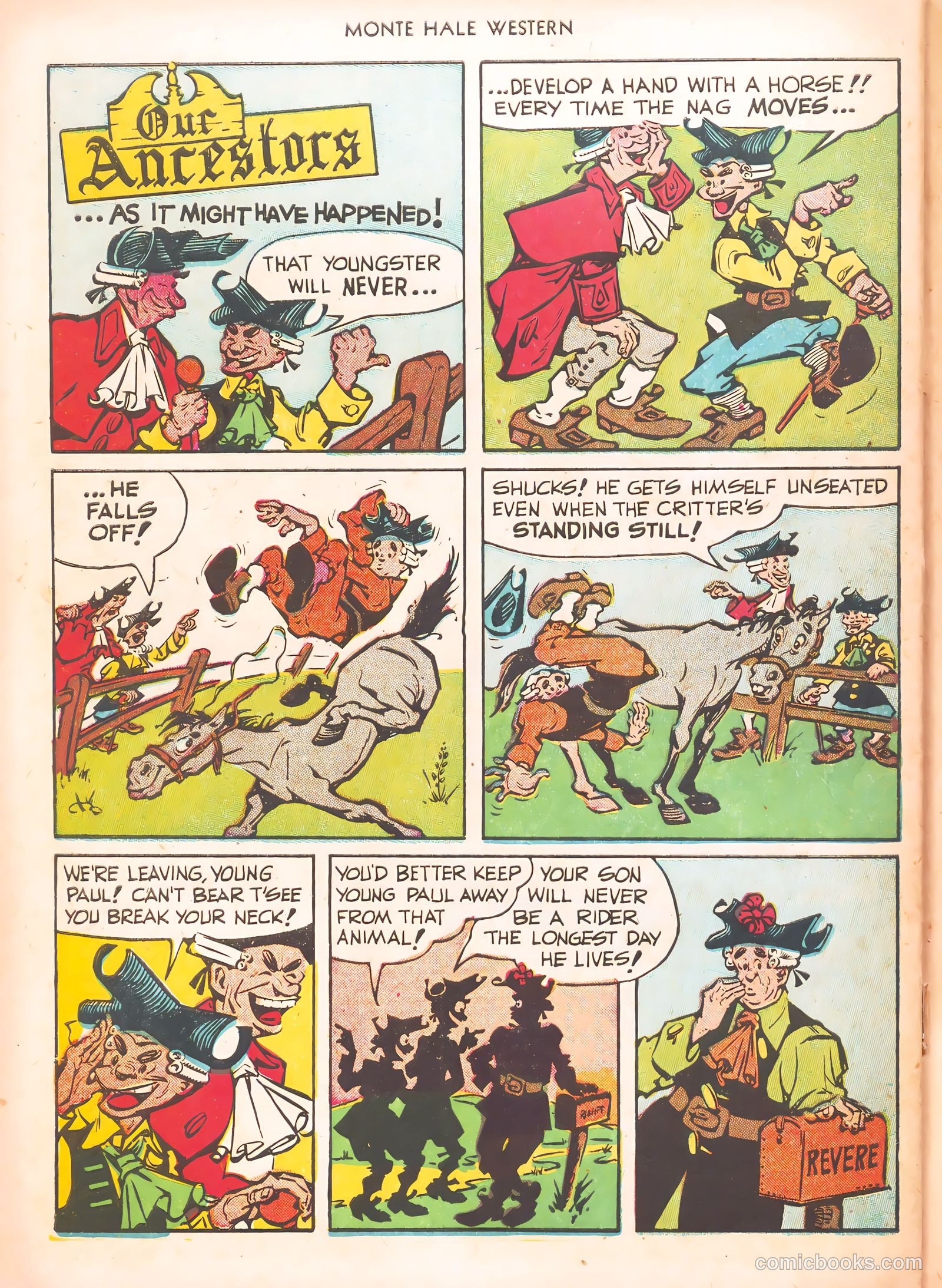 Monte Hale Western #67 (1951) — page 28 of 36