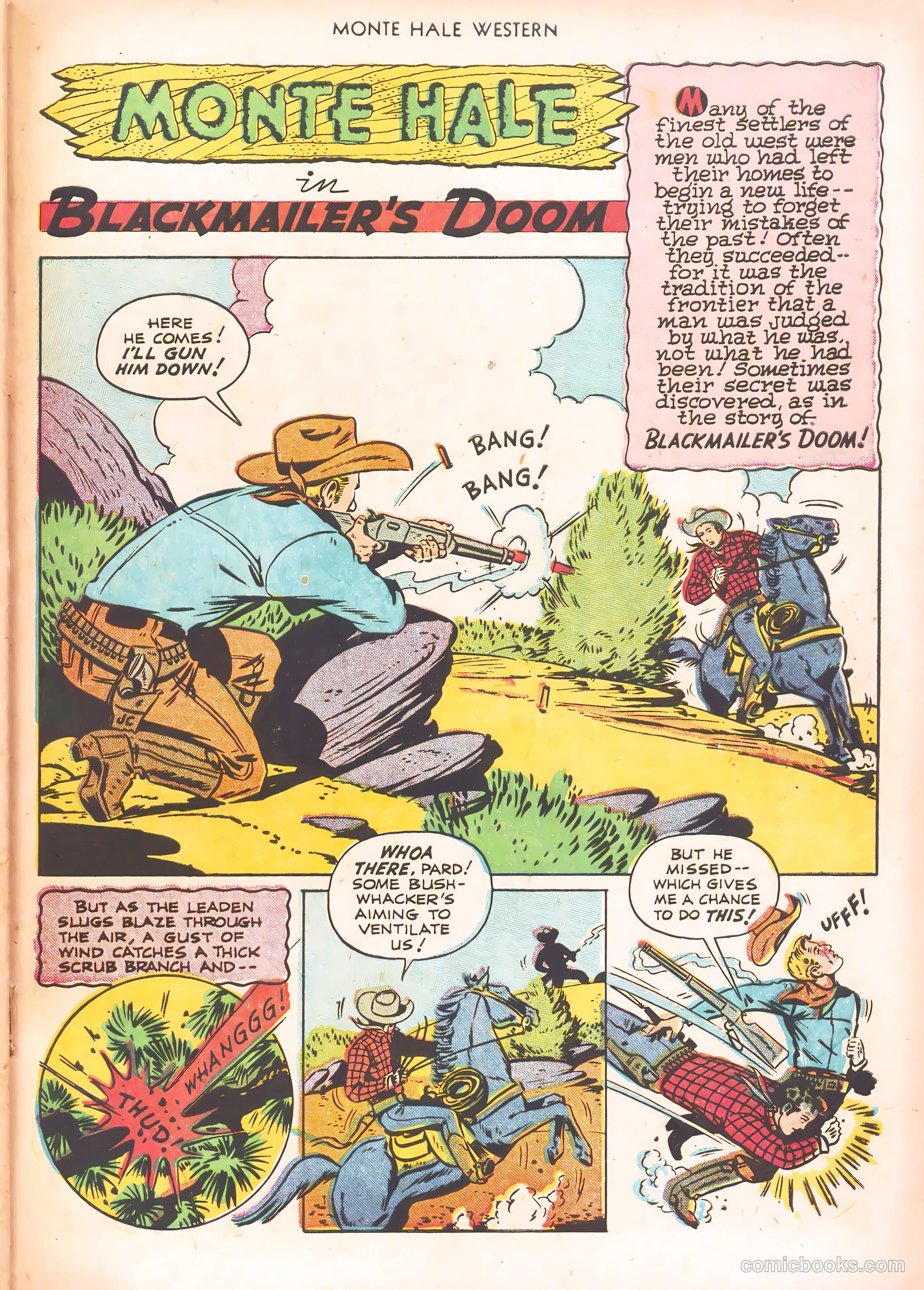 Monte Hale Western #67 (1951) — page 29 of 36