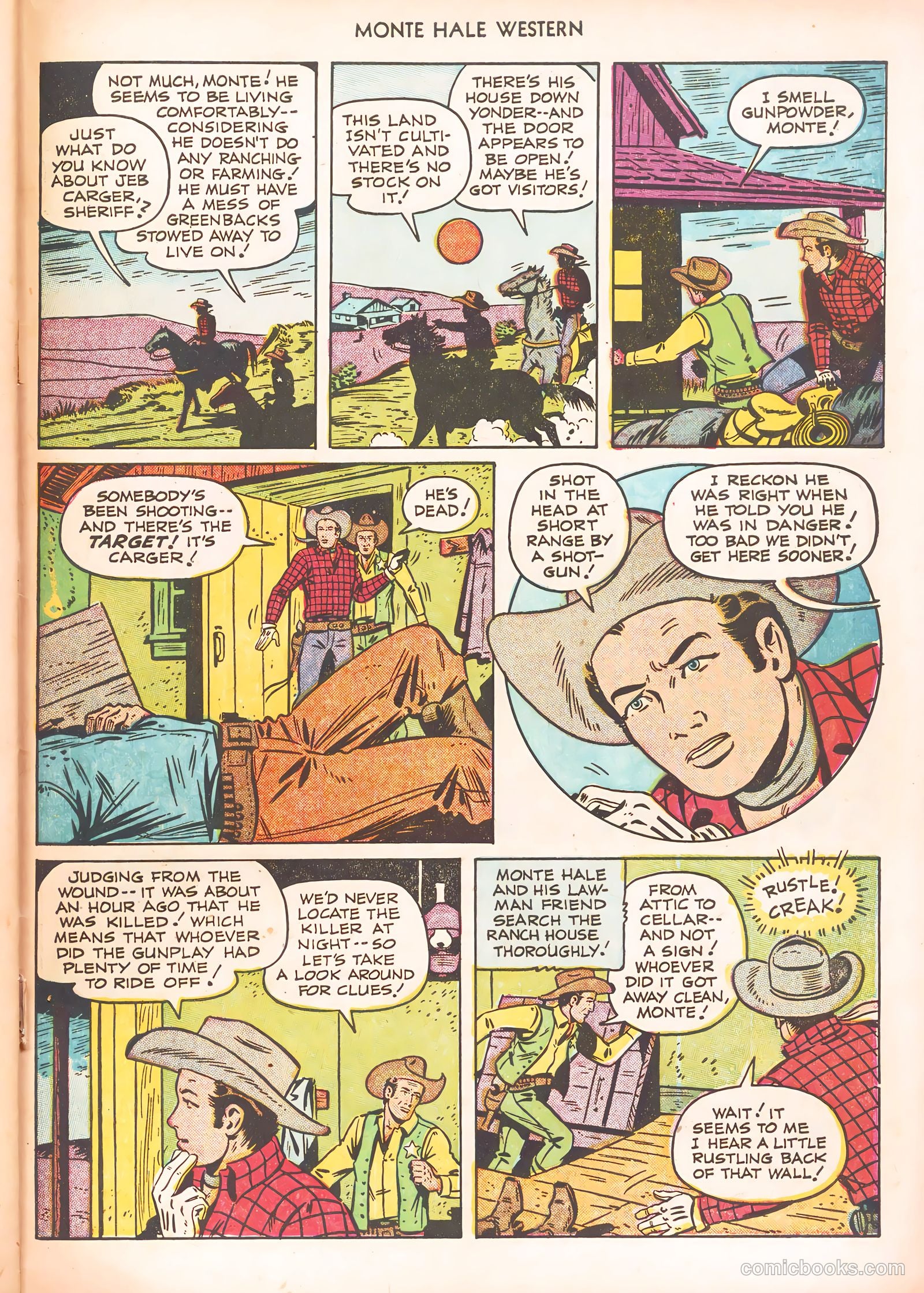 Monte Hale Western #67 (1951) — page 31 of 36