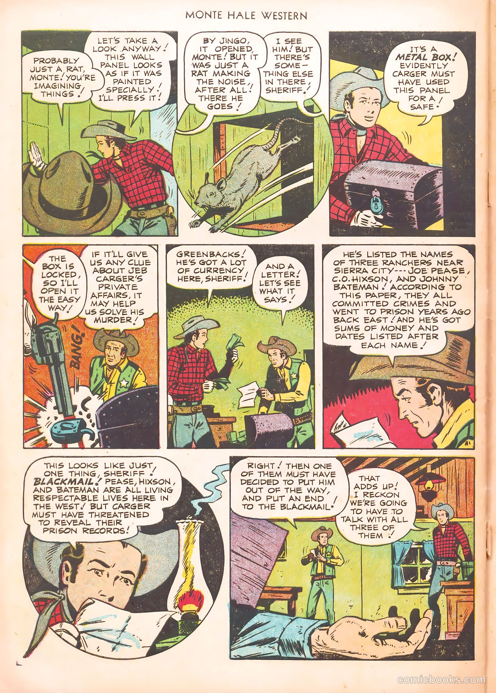 Monte Hale Western #67 (1951) — page 32 of 36