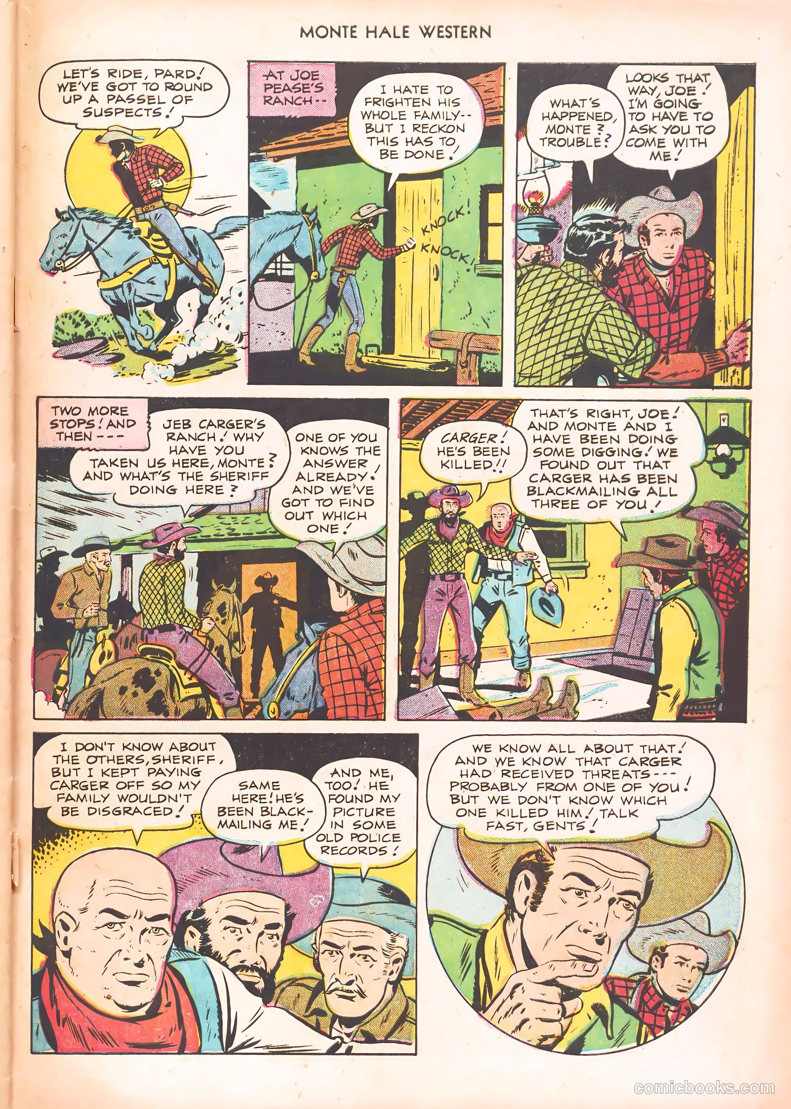 Monte Hale Western #67 (1951) — page 33 of 36