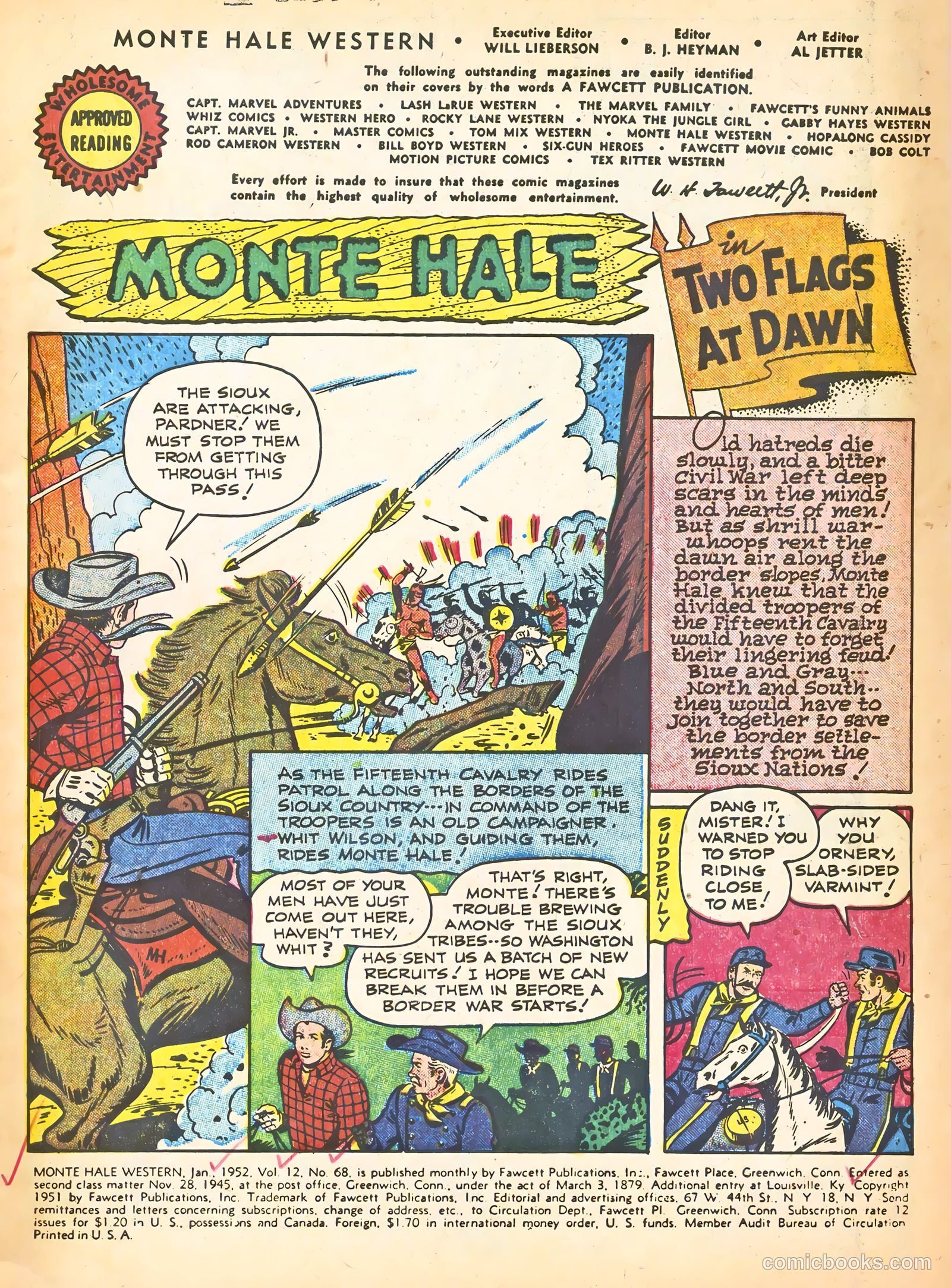 Monte Hale Western #68 (1952) — page 3 of 36