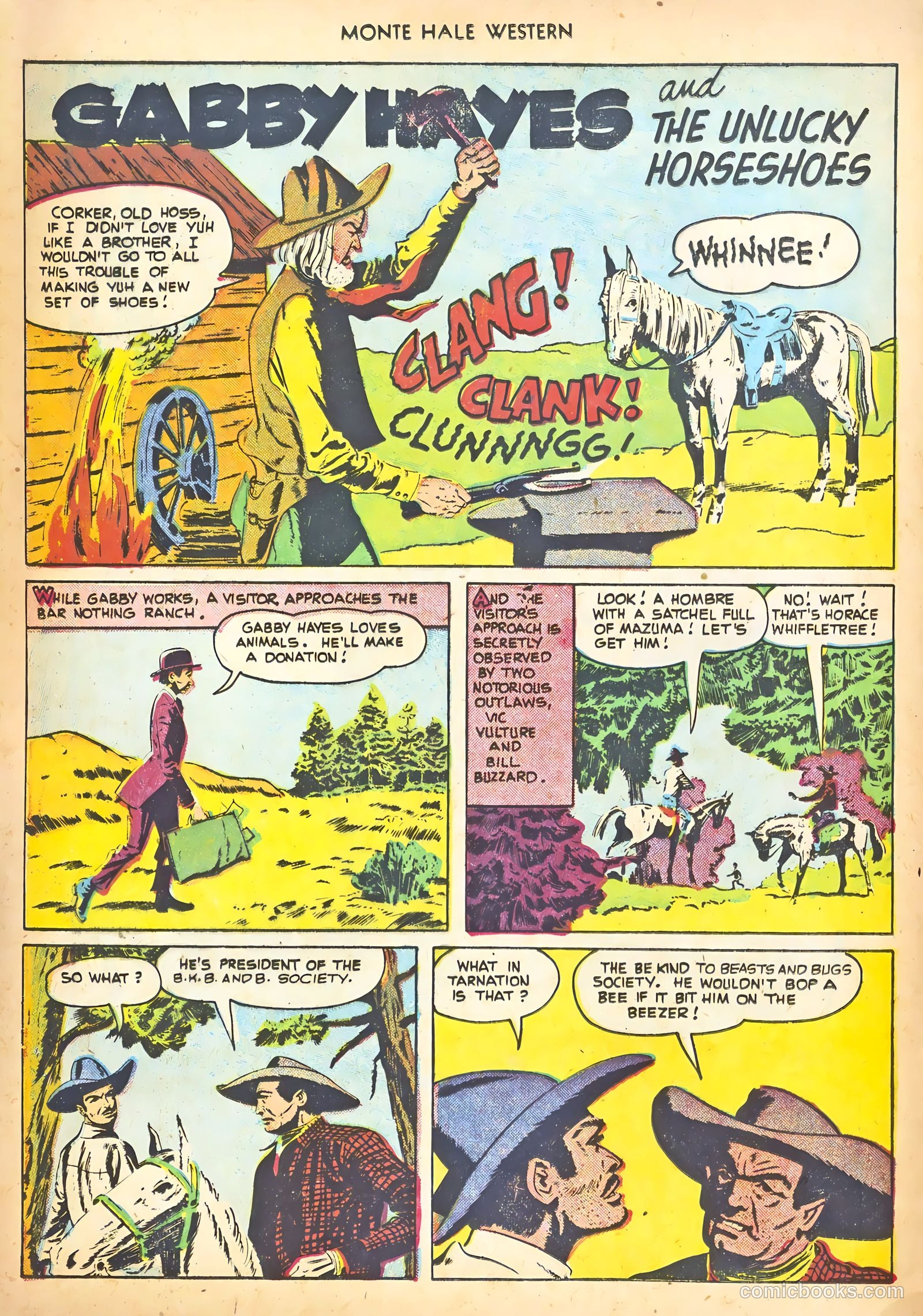 Monte Hale Western #68 (1952) — page 12 of 36
