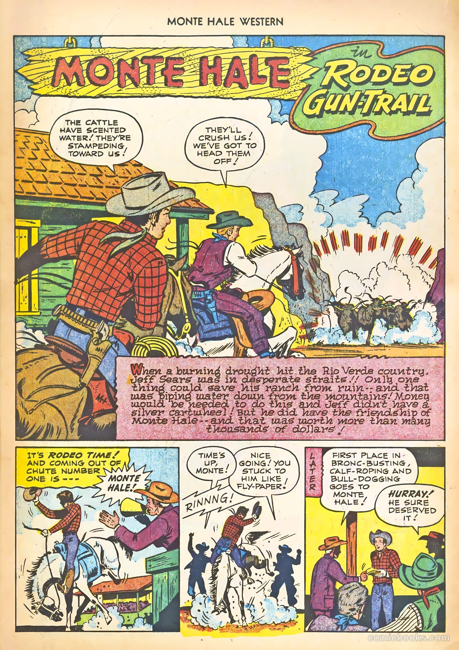 Monte Hale Western #68 (1952) — page 18 of 36