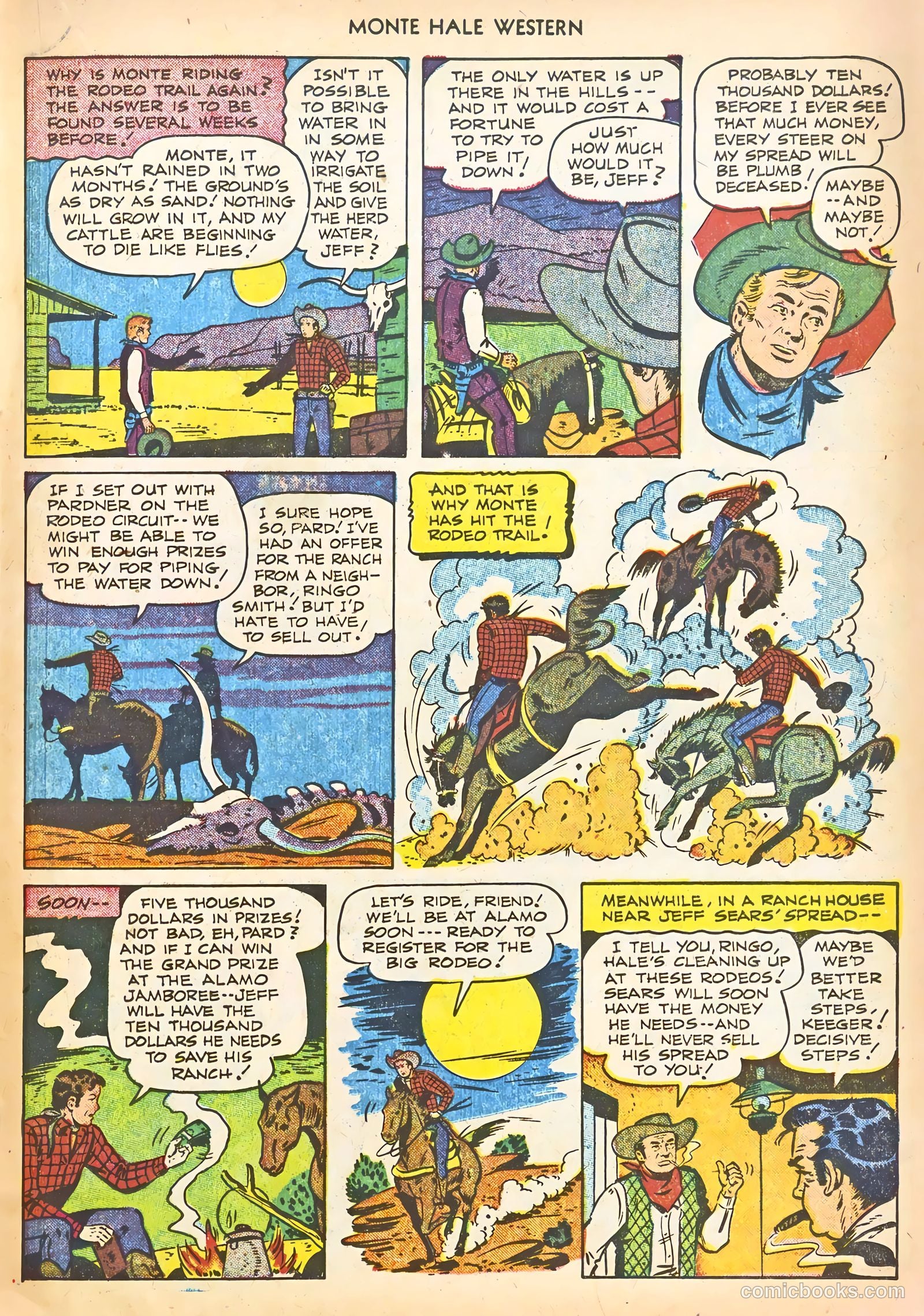 Monte Hale Western #68 (1952) — page 19 of 36