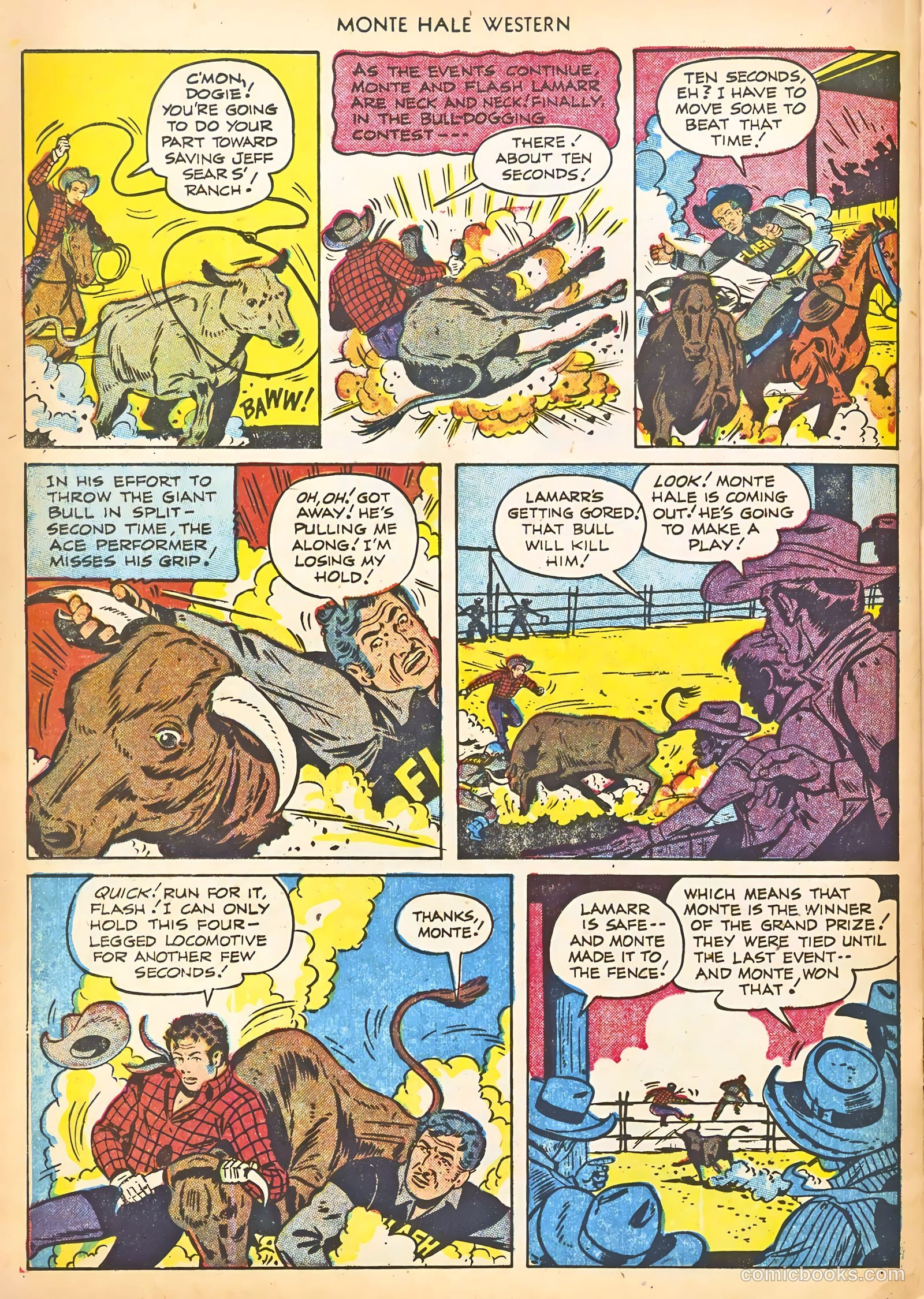 Monte Hale Western #68 (1952) — page 22 of 36