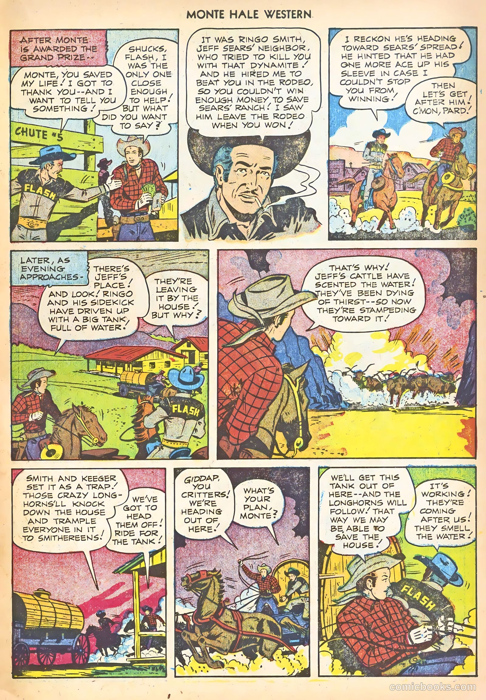 Monte Hale Western #68 (1952) — page 23 of 36