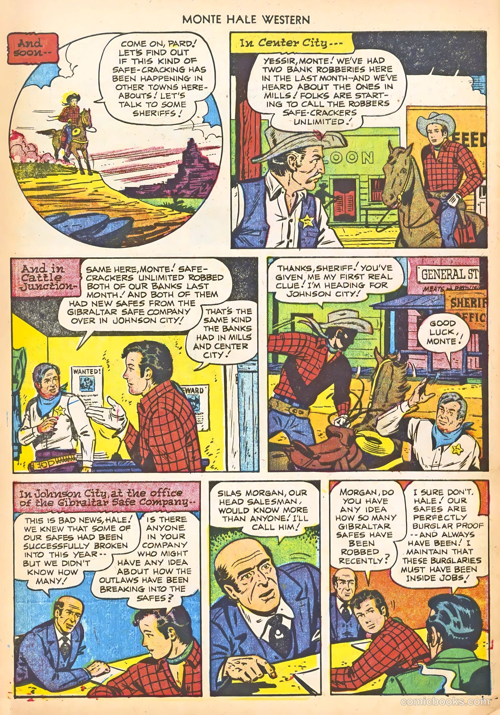 Monte Hale Western #68 (1952) — page 30 of 36