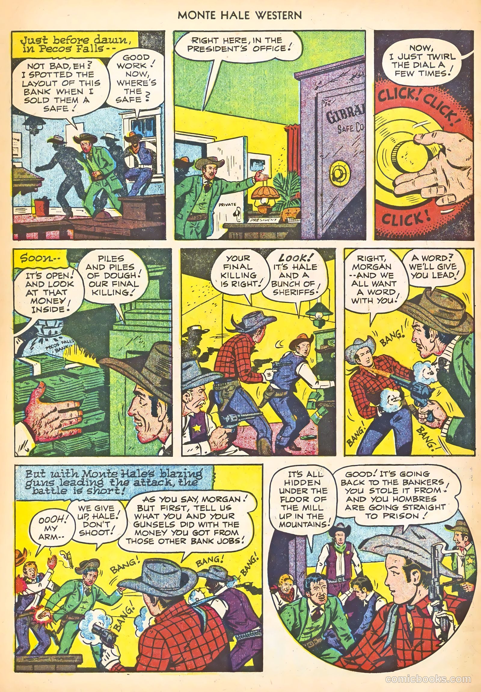 Monte Hale Western #68 (1952) — page 34 of 36
