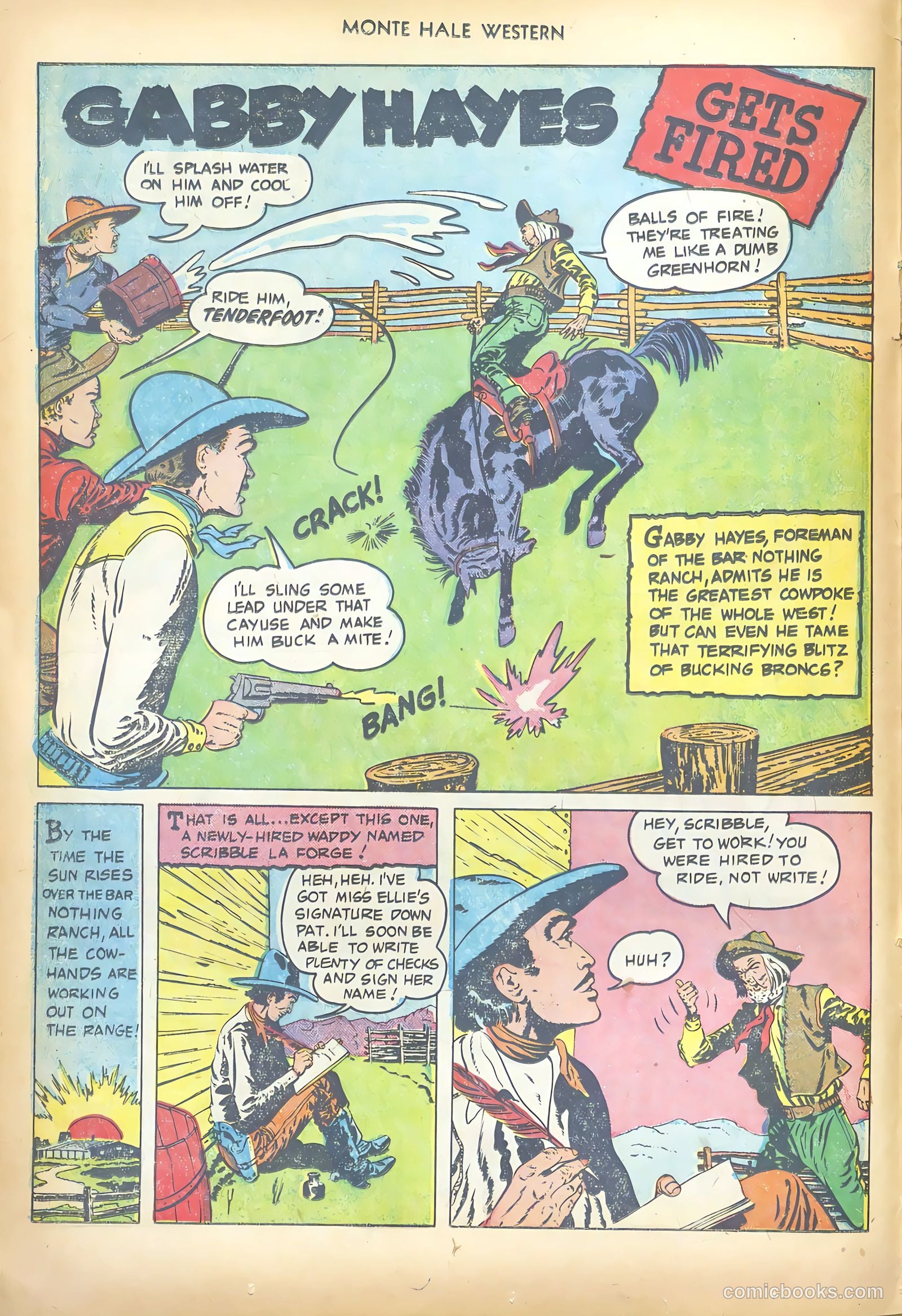 Monte Hale Western #69 (1952) — page 12 of 36