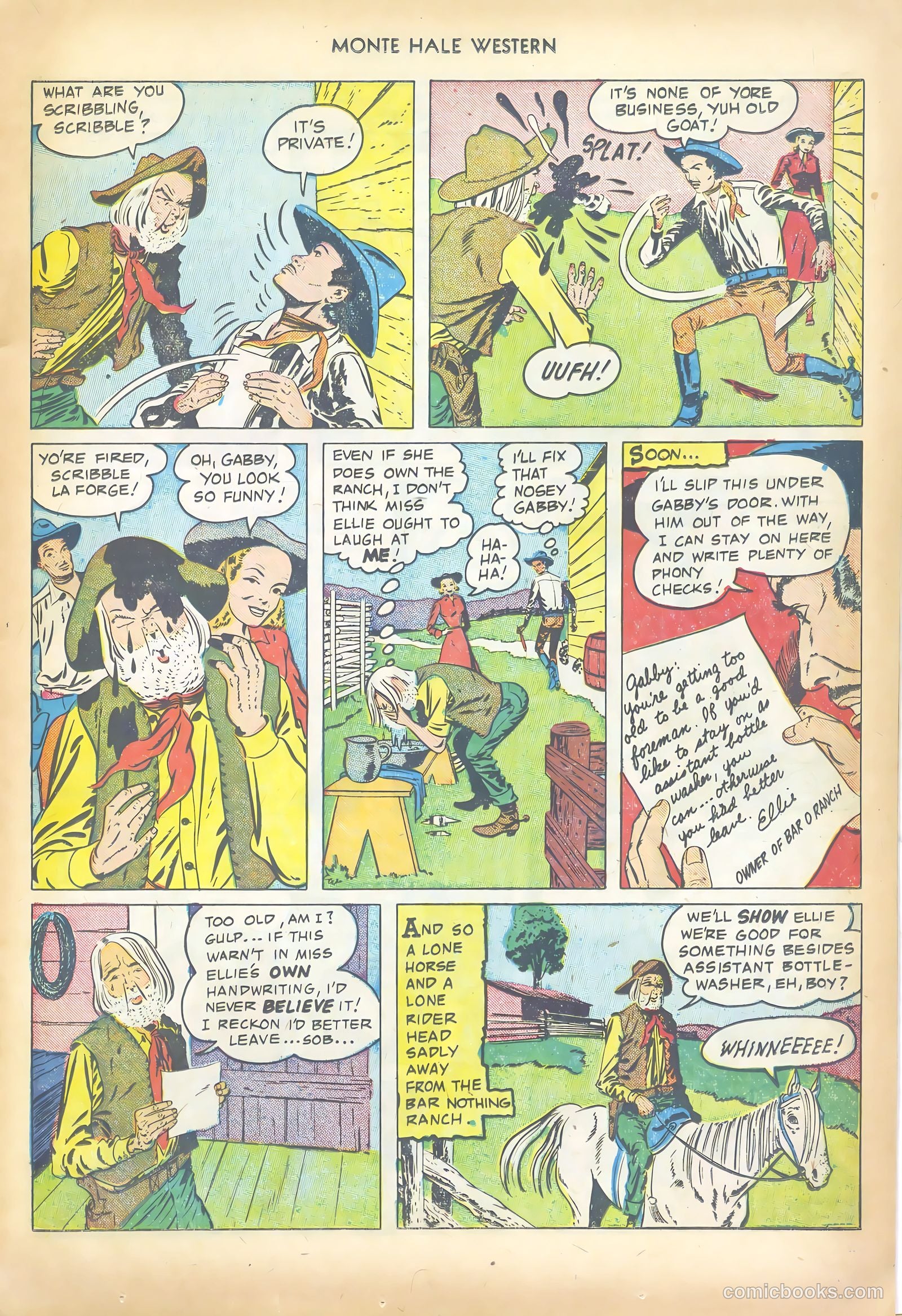 Monte Hale Western #69 (1952) — page 13 of 36