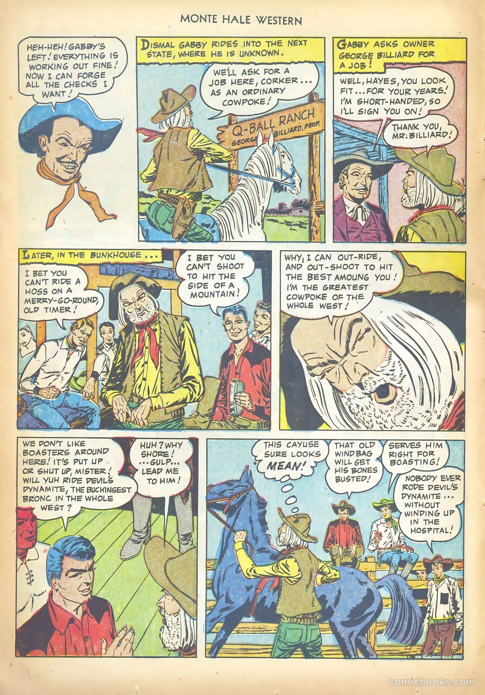 Monte Hale Western #69 (1952) — page 14 of 36