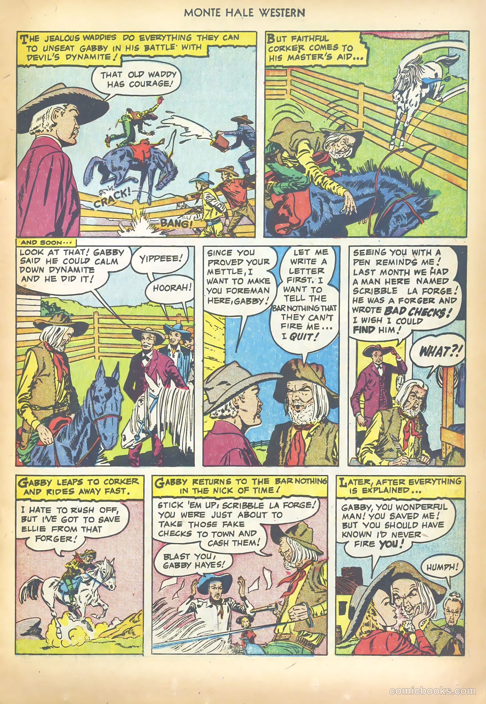 Monte Hale Western #69 (1952) — page 15 of 36