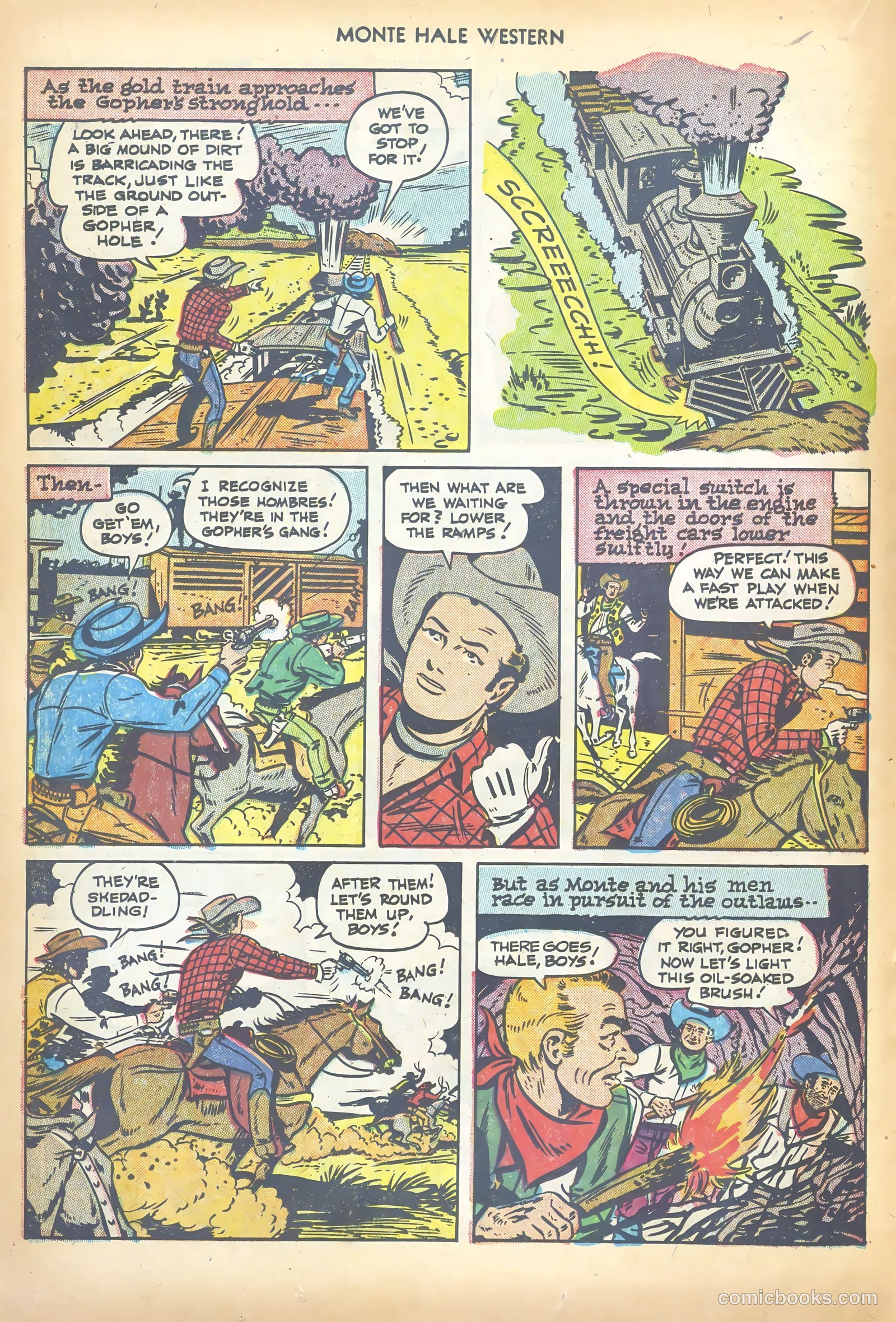 Monte Hale Western #69 (1952) — page 18 of 36