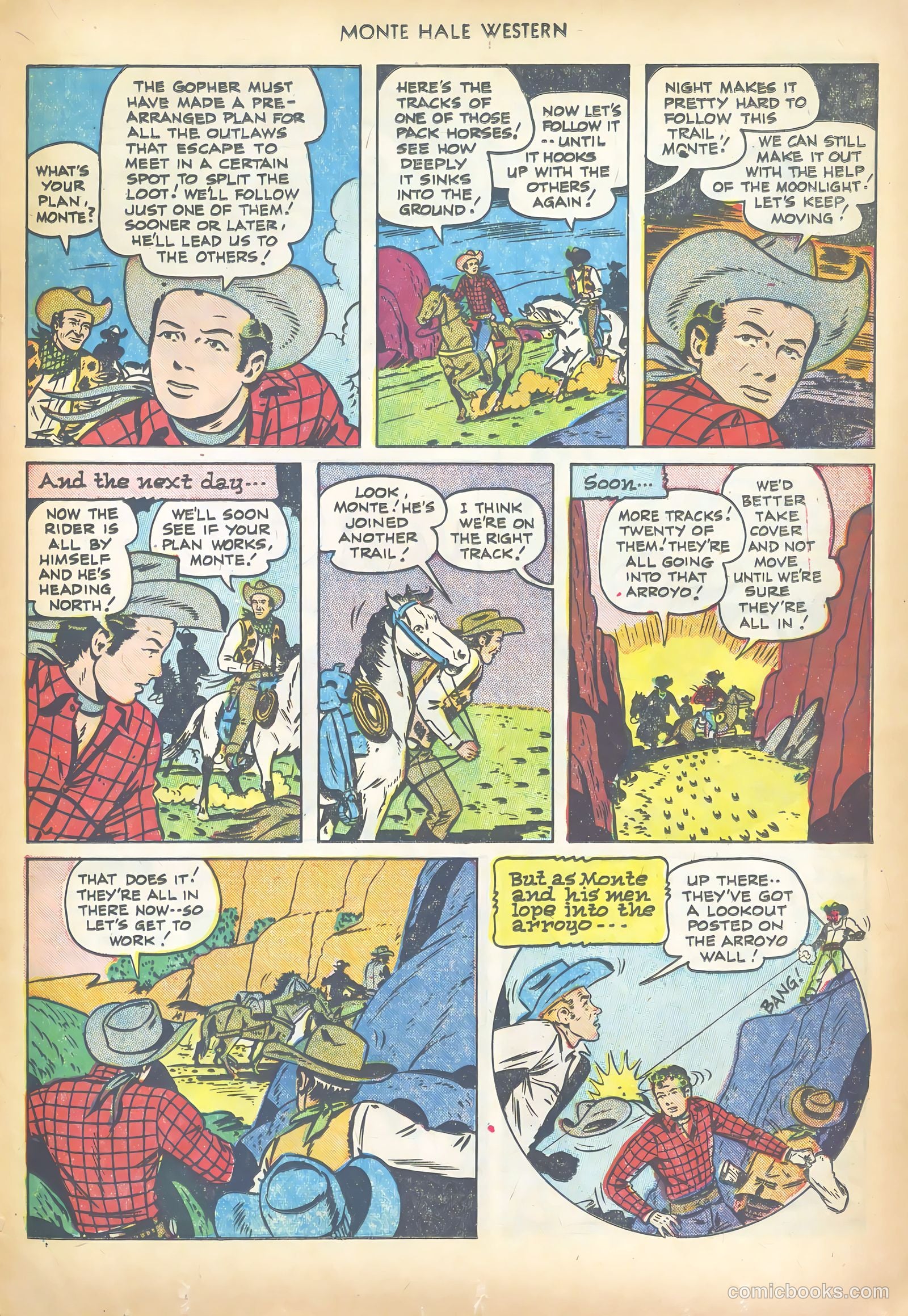 Monte Hale Western #69 (1952) — page 21 of 36