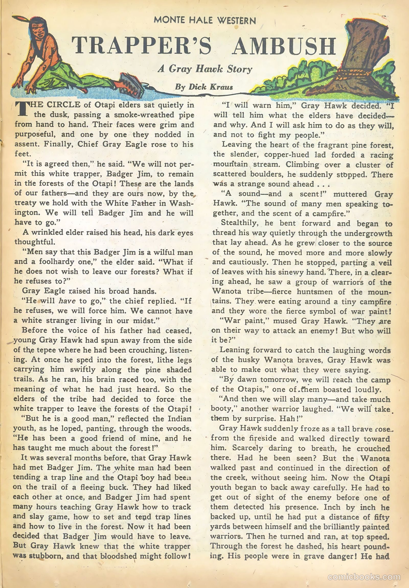 Monte Hale Western #69 (1952) — page 23 of 36