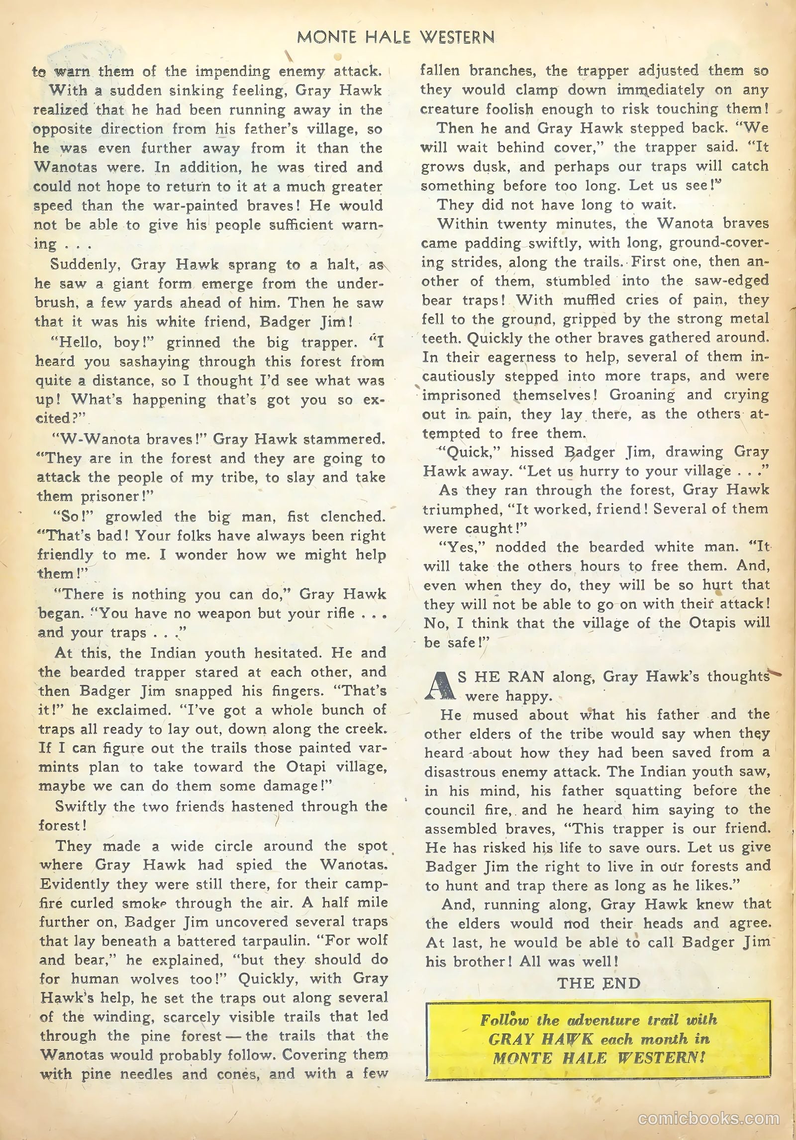 Monte Hale Western #69 (1952) — page 24 of 36
