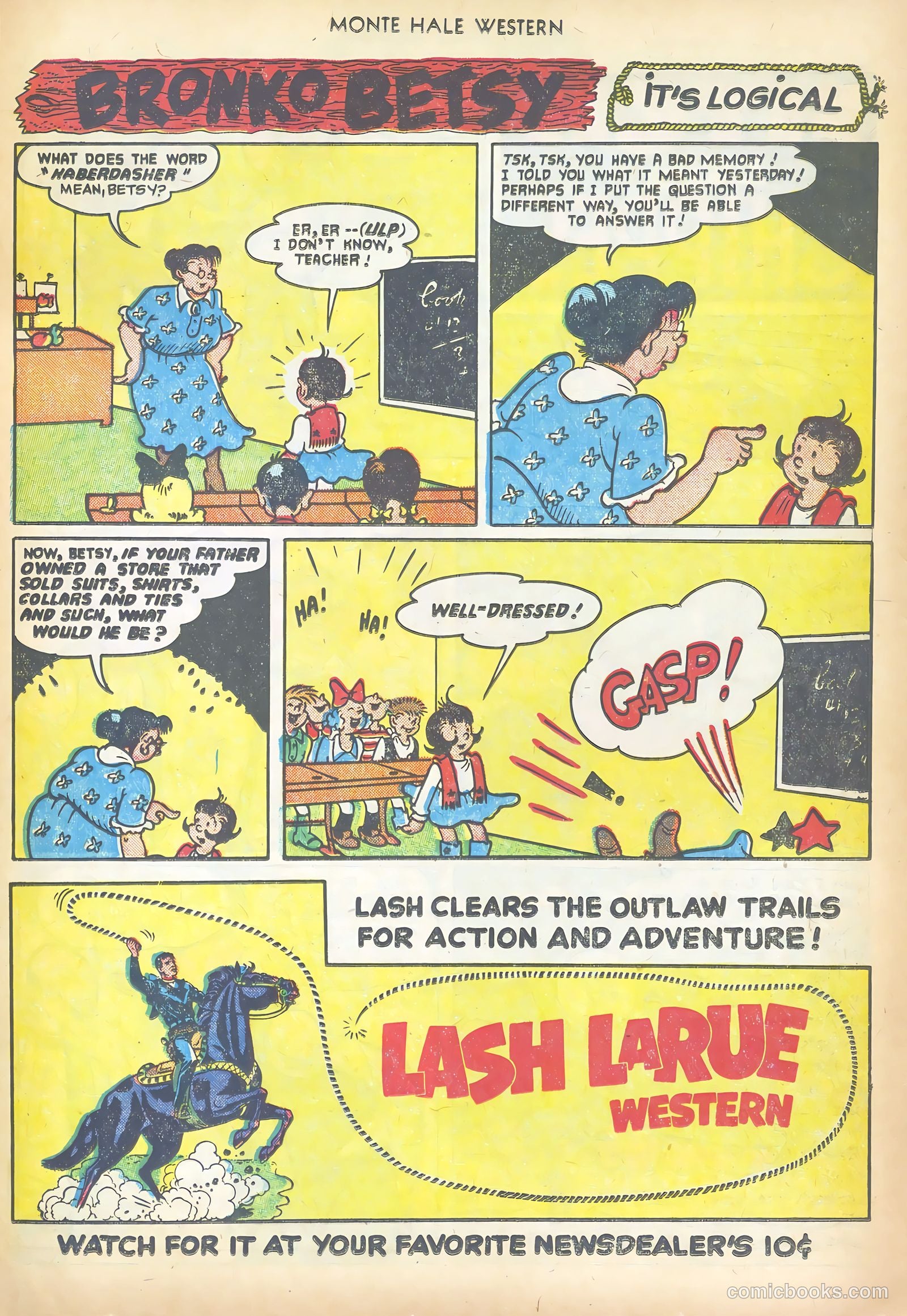 Monte Hale Western #69 (1952) — page 25 of 36