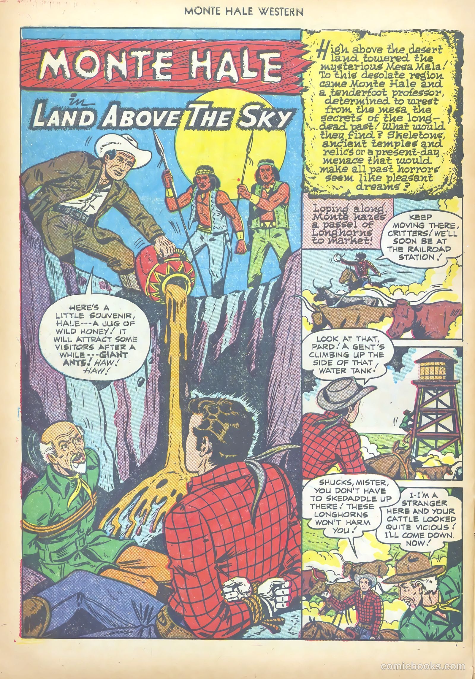 Monte Hale Western #69 (1952) — page 28 of 36