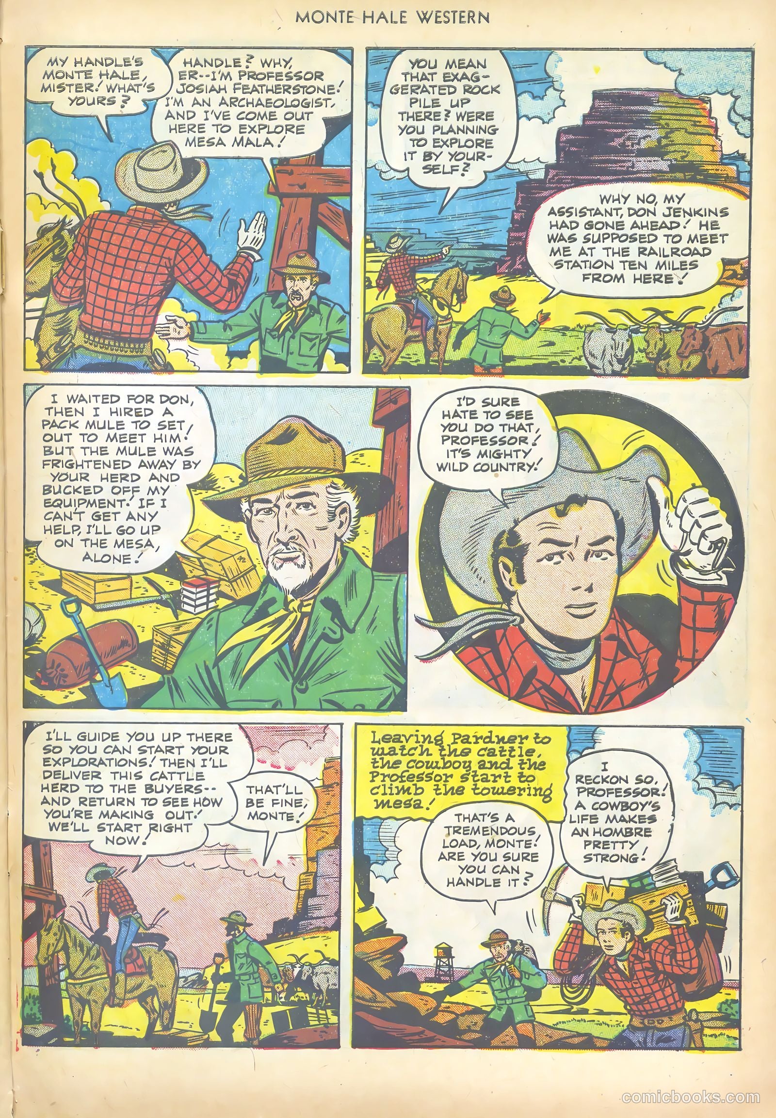 Monte Hale Western #69 (1952) — page 29 of 36