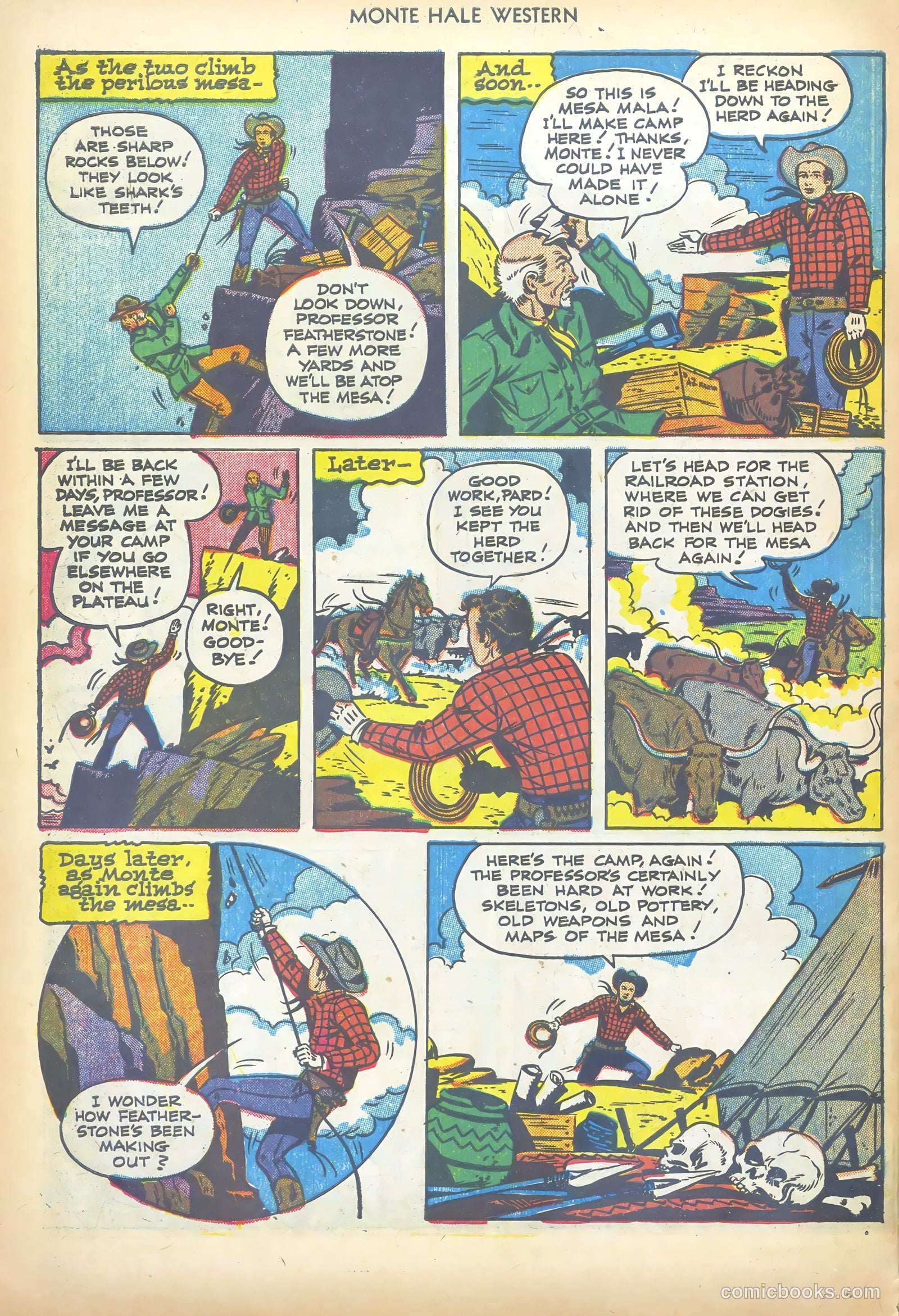 Monte Hale Western #69 (1952) — page 30 of 36