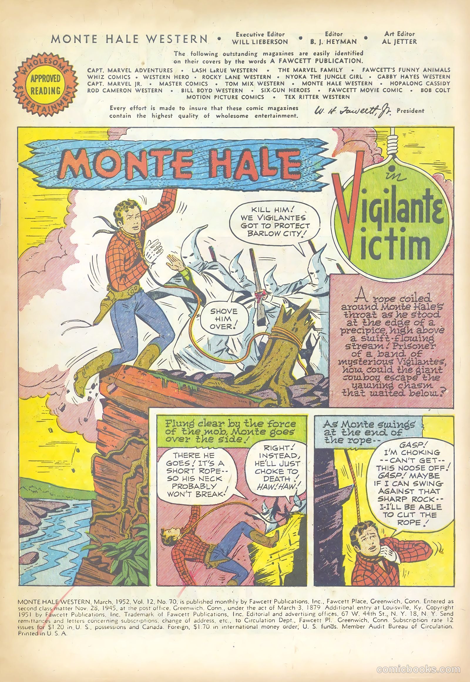 Monte Hale Western #70 (1952) — page 3 of 36