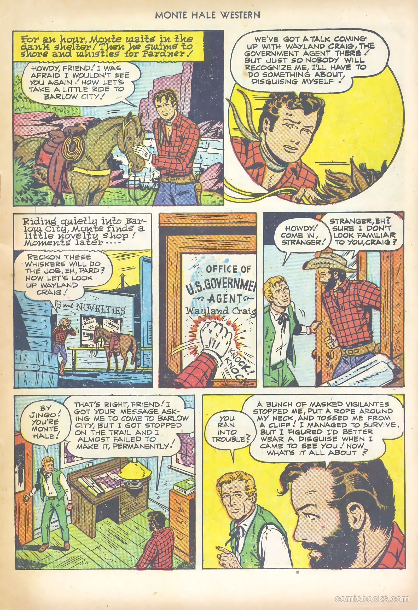 Monte Hale Western #70 (1952) — page 5 of 36