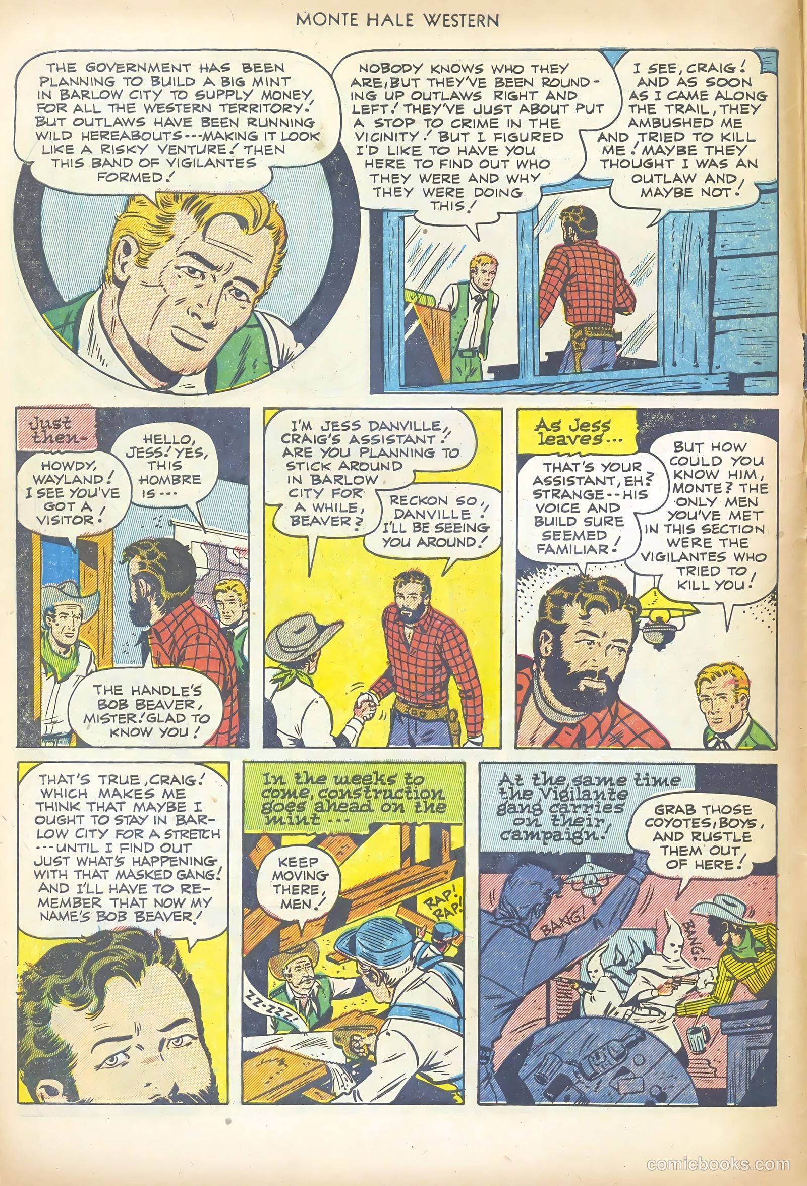 Monte Hale Western #70 (1952) — page 6 of 36