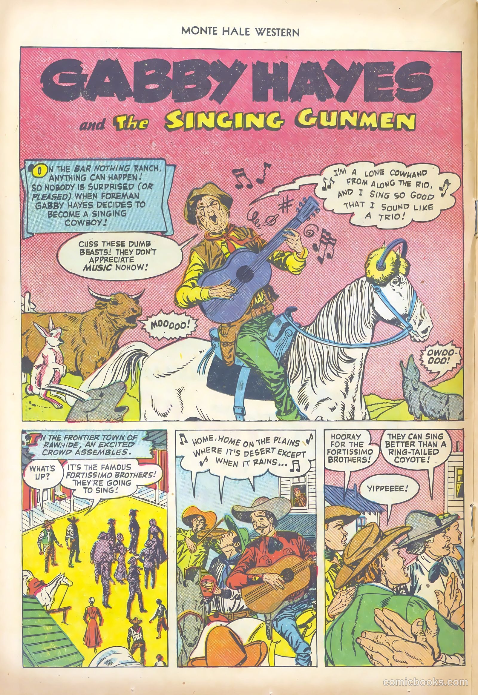 Monte Hale Western #70 (1952) — page 12 of 36