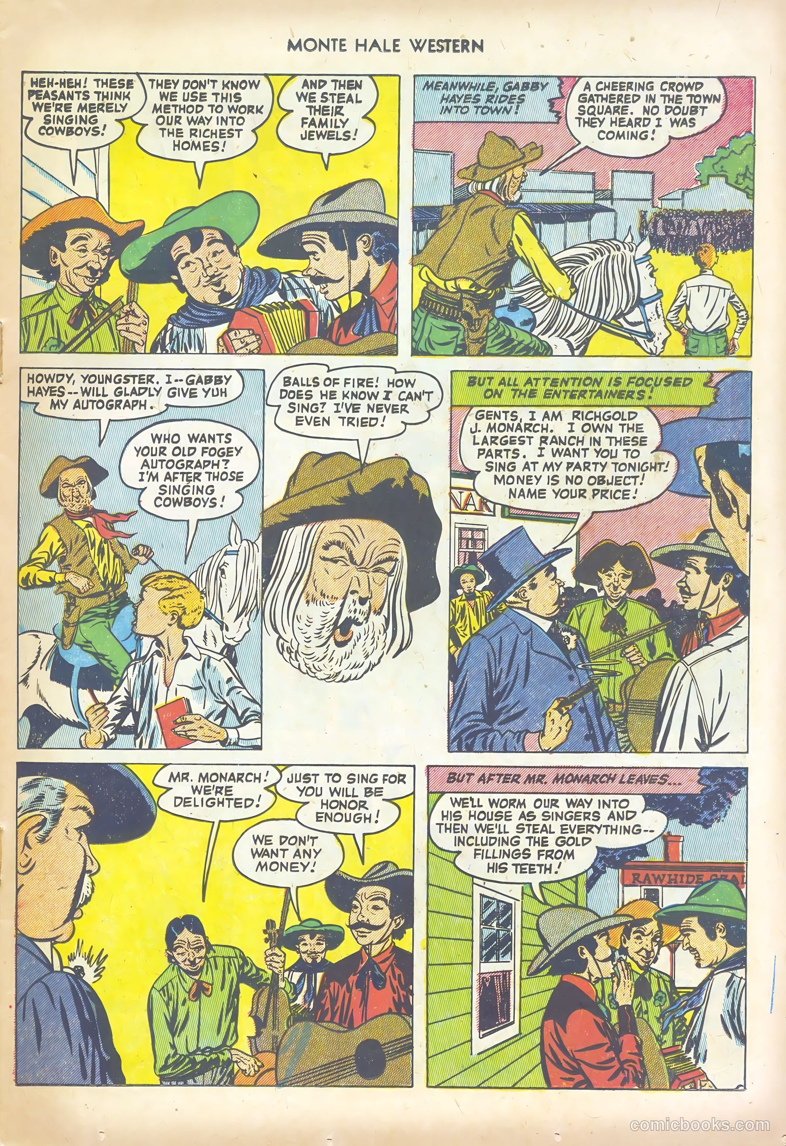 Monte Hale Western #70 (1952) — page 13 of 36