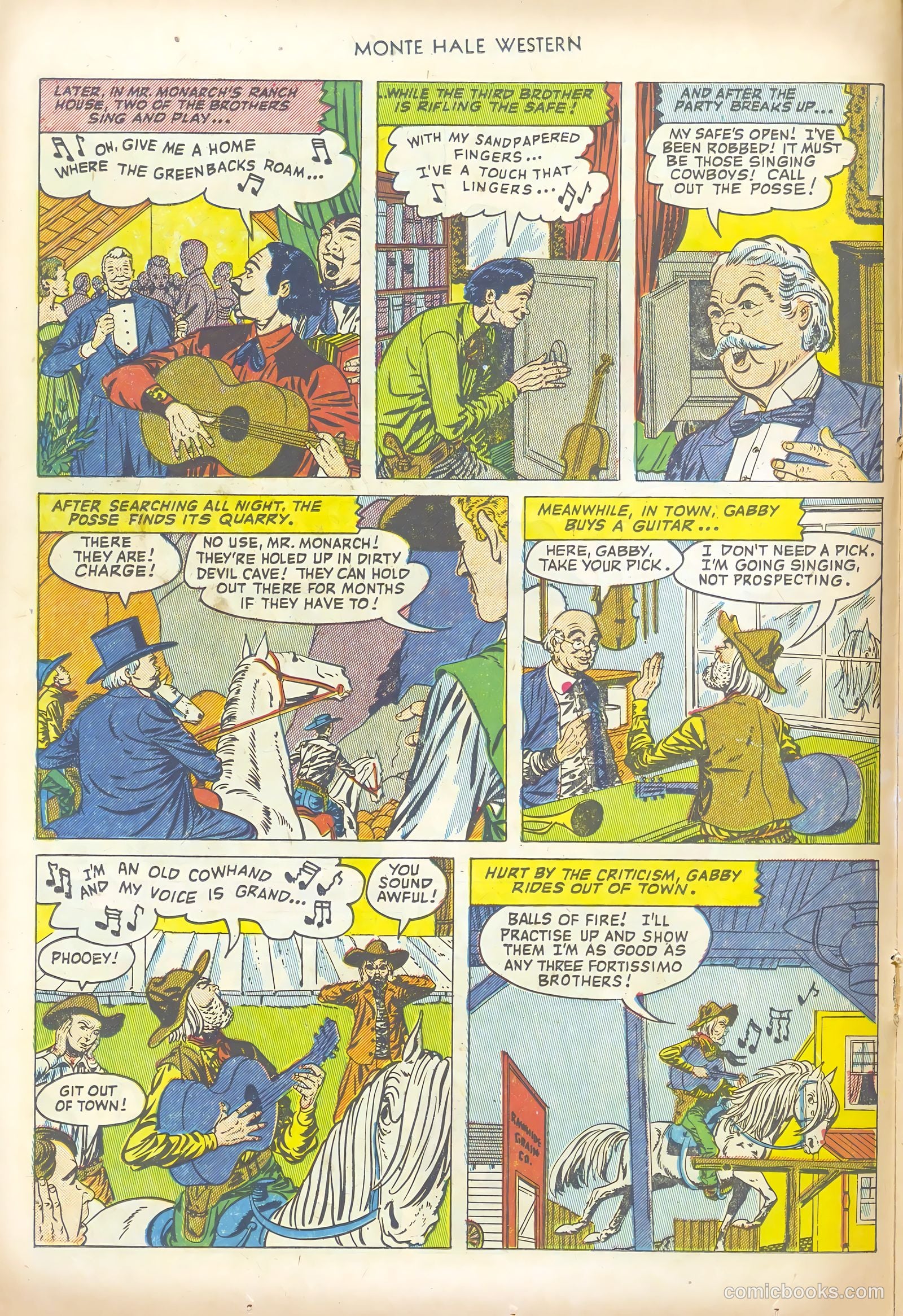 Monte Hale Western #70 (1952) — page 14 of 36