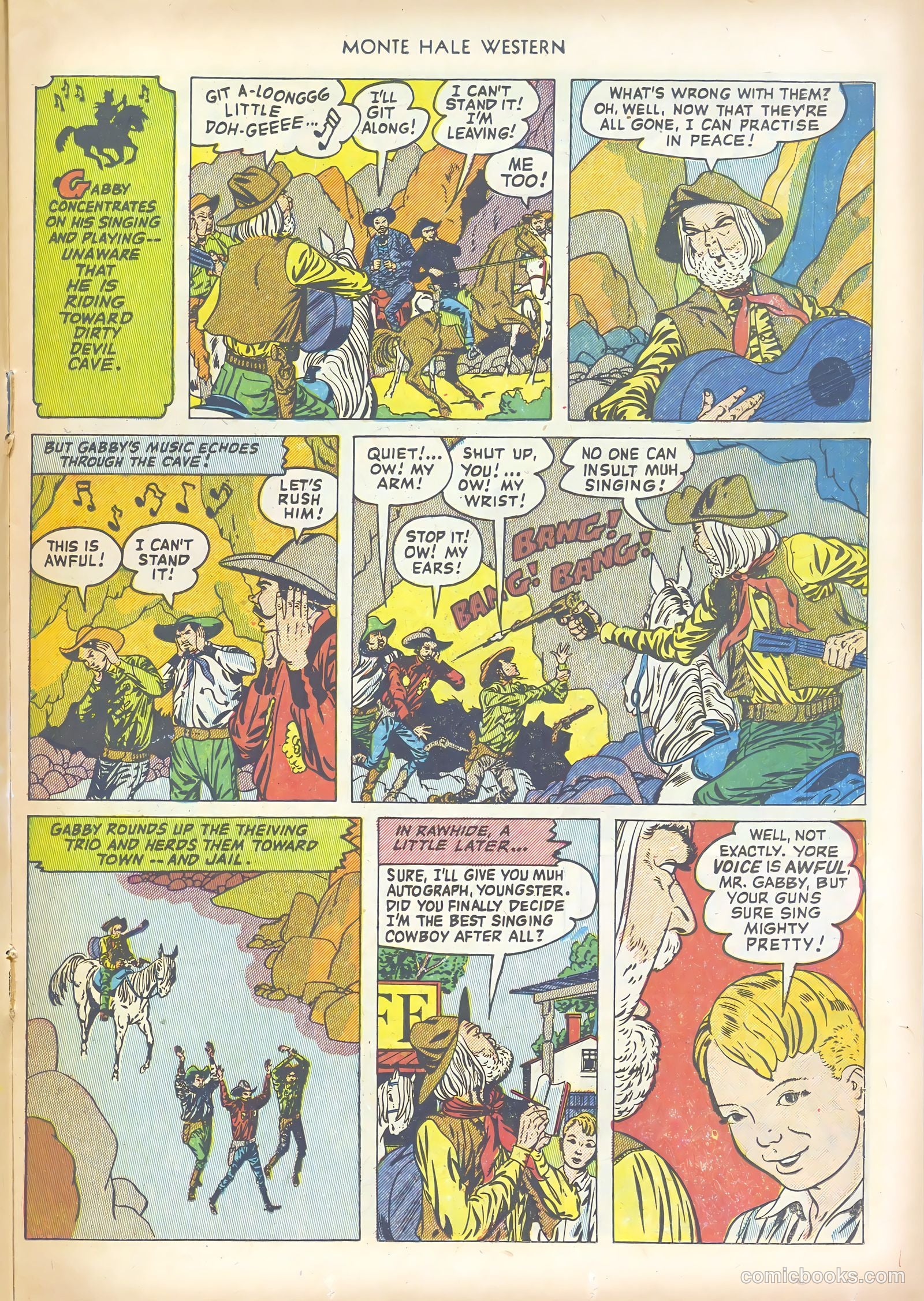 Monte Hale Western #70 (1952) — page 15 of 36