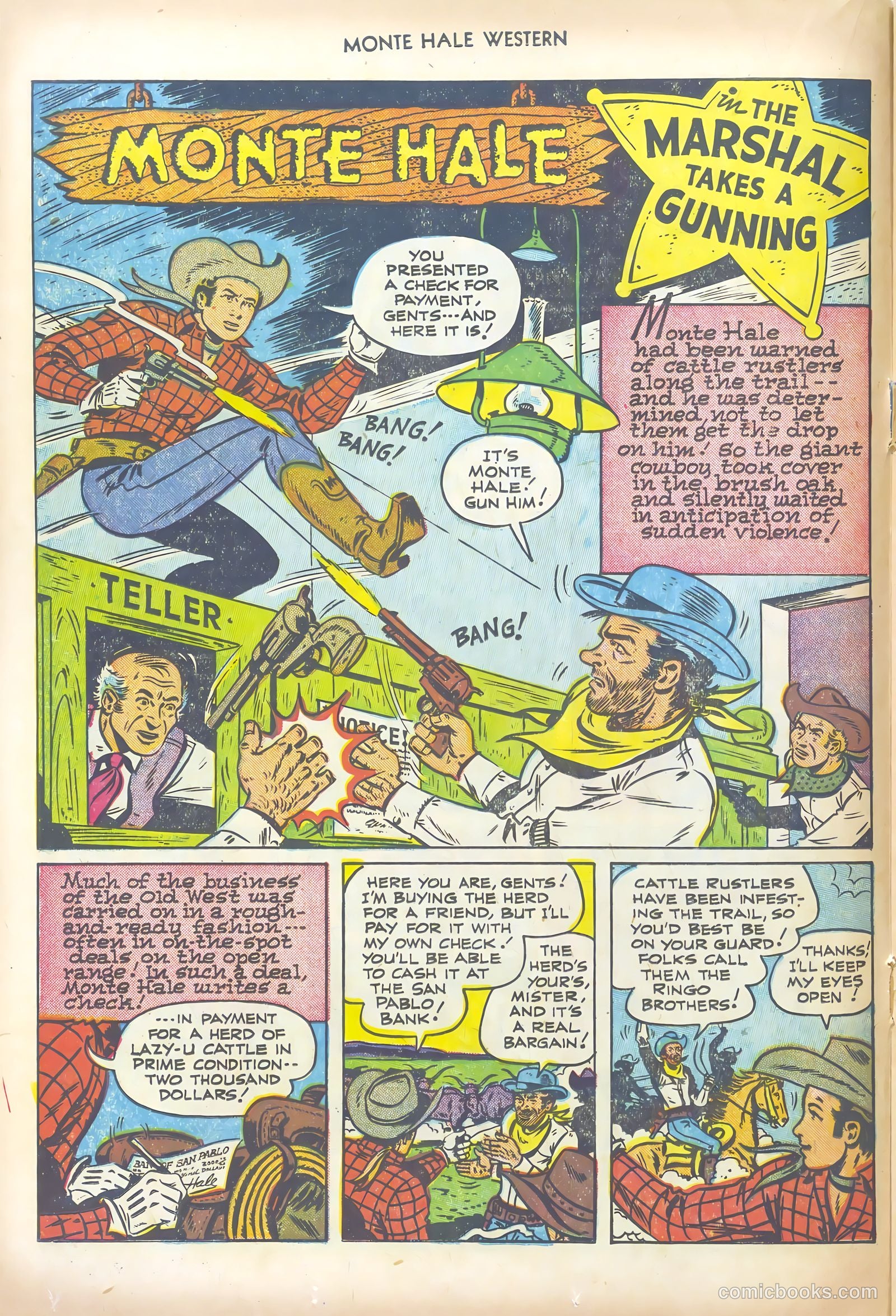Monte Hale Western #70 (1952) — page 16 of 36