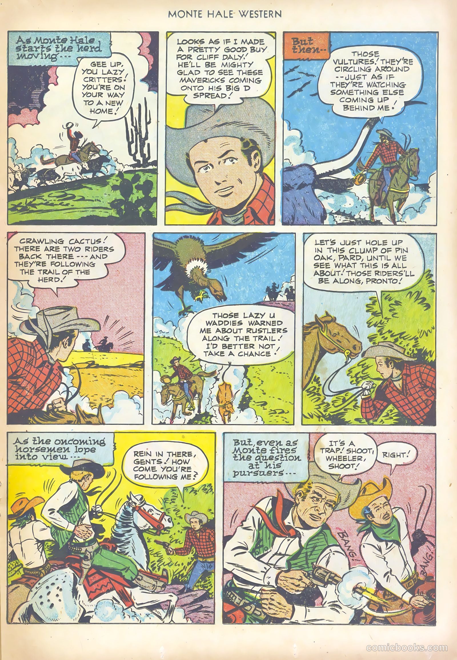 Monte Hale Western #70 (1952) — page 17 of 36