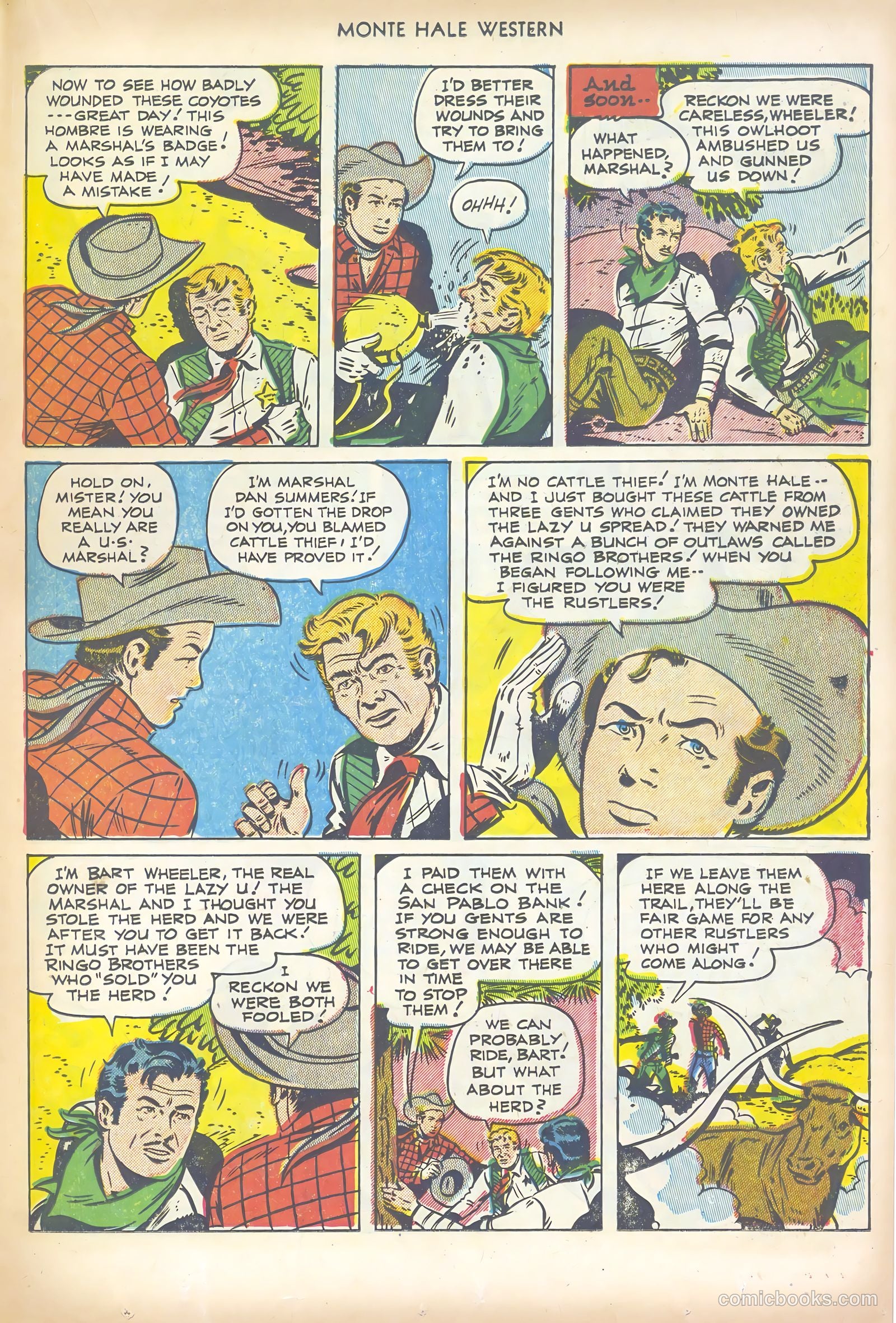 Monte Hale Western #70 (1952) — page 19 of 36