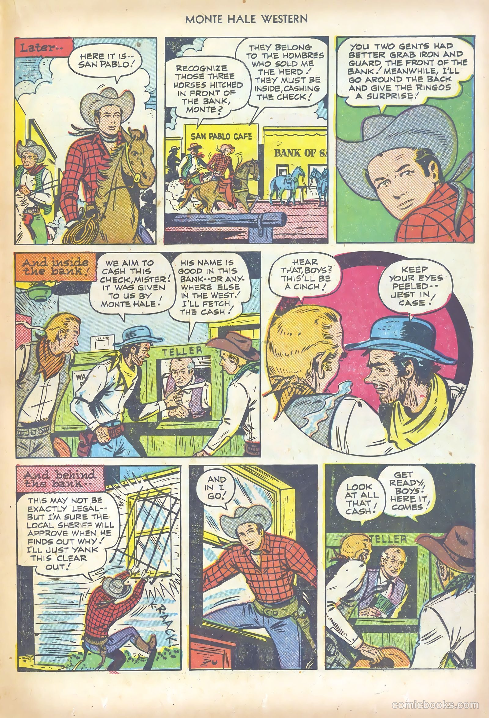 Monte Hale Western #70 (1952) — page 21 of 36