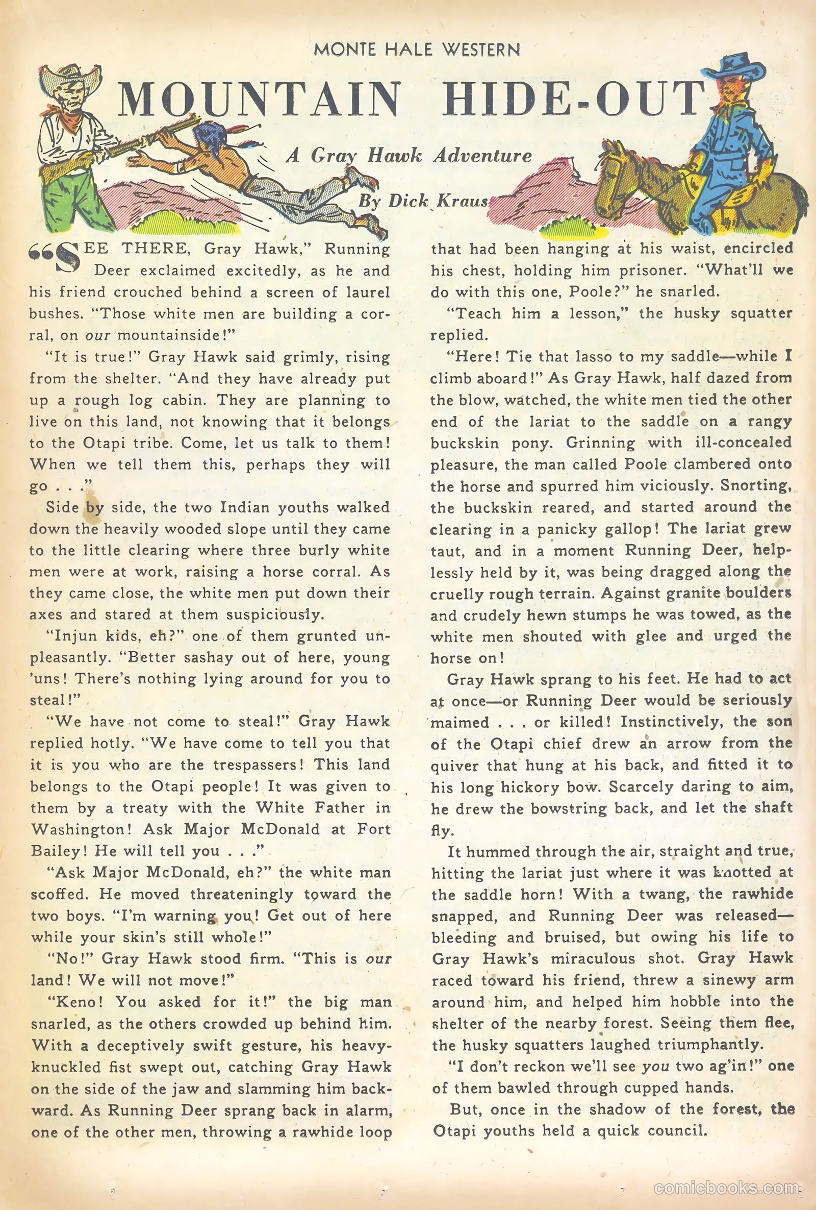 Monte Hale Western #70 (1952) — page 23 of 36