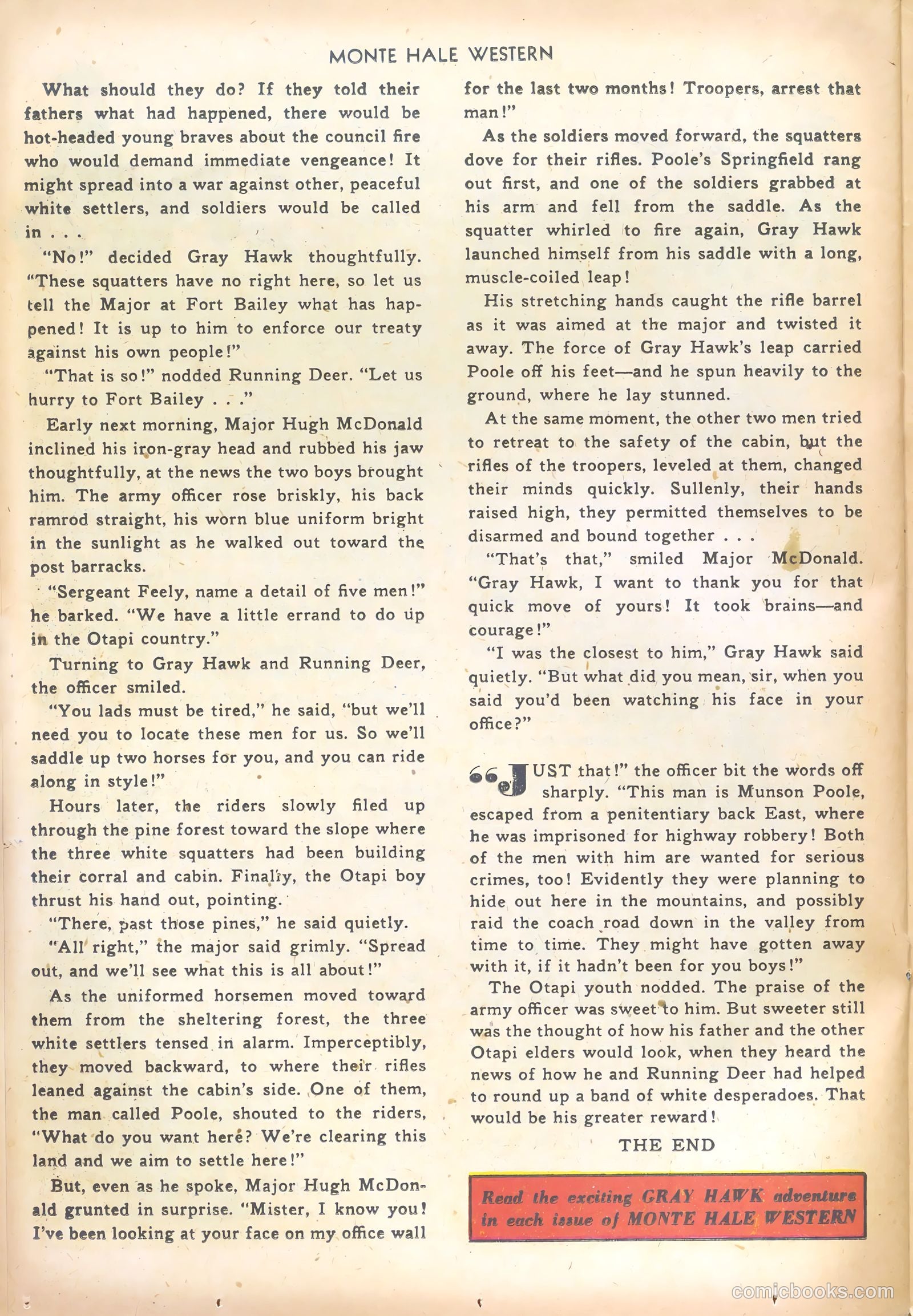 Monte Hale Western #70 (1952) — page 24 of 36