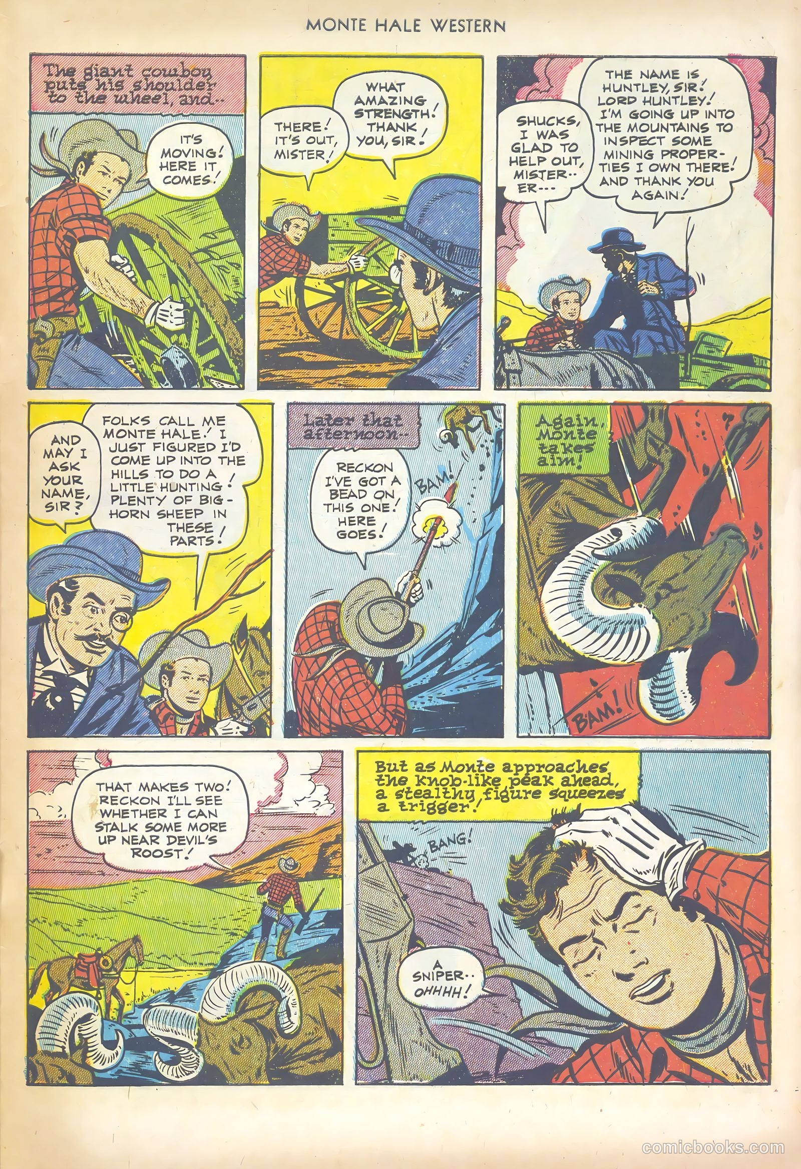Monte Hale Western #70 (1952) — page 29 of 36