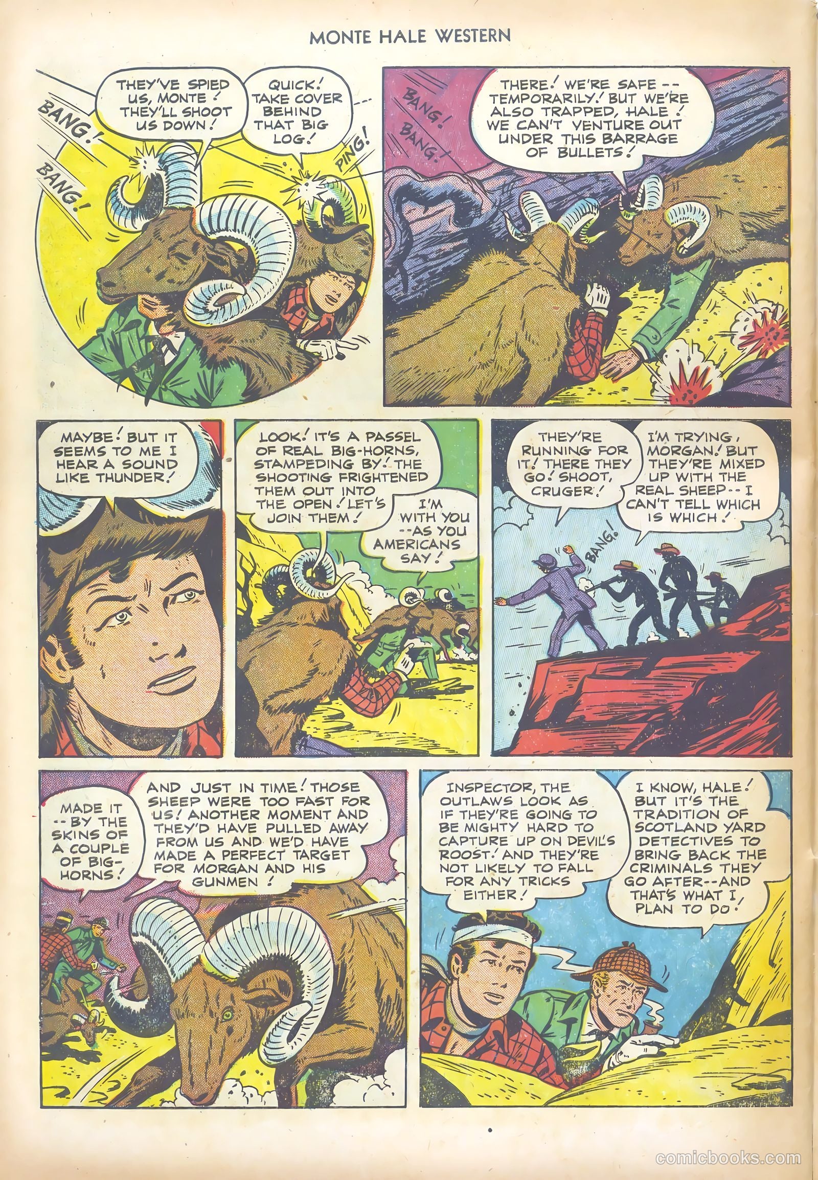 Monte Hale Western #70 (1952) — page 32 of 36