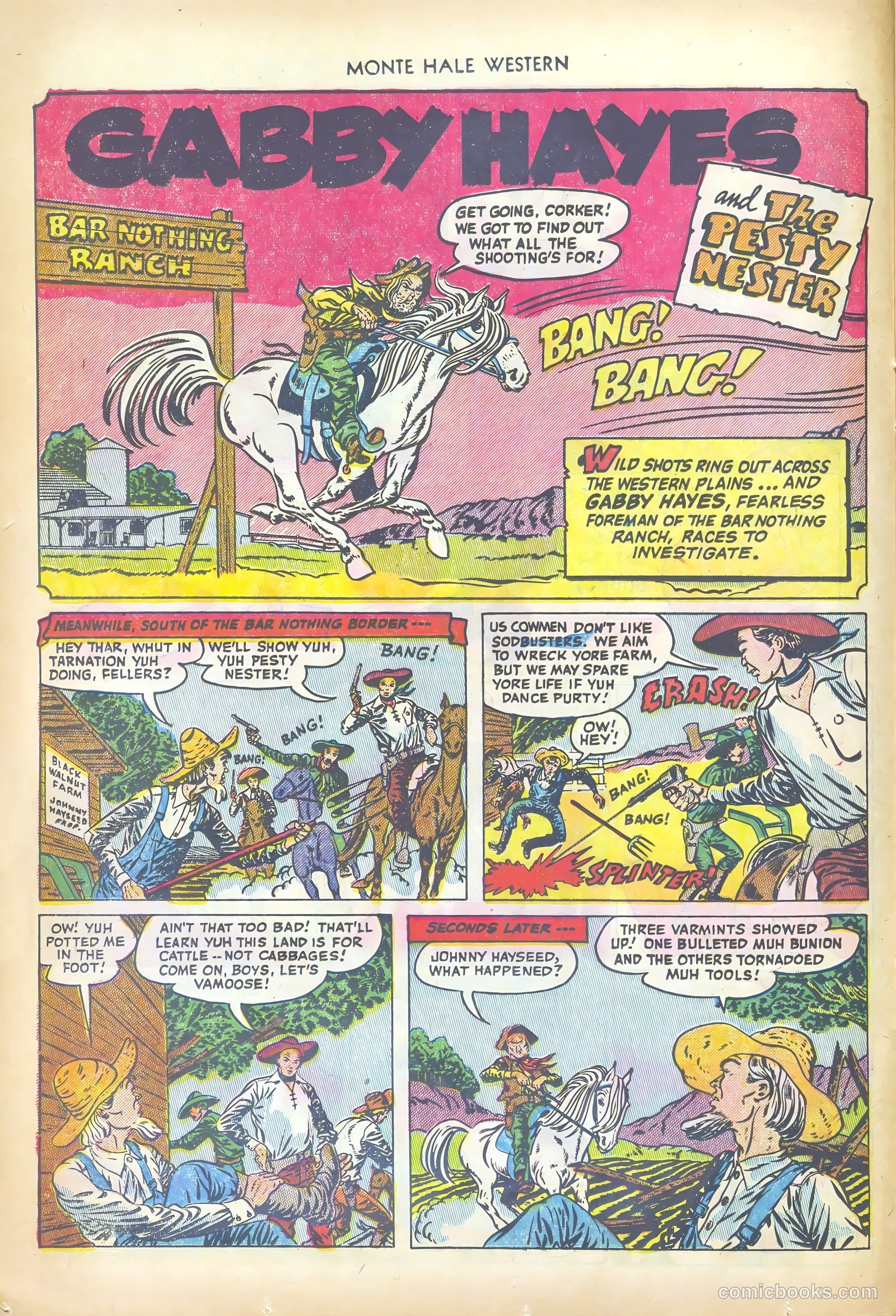 Monte Hale Western #71 (1952) — page 12 of 36