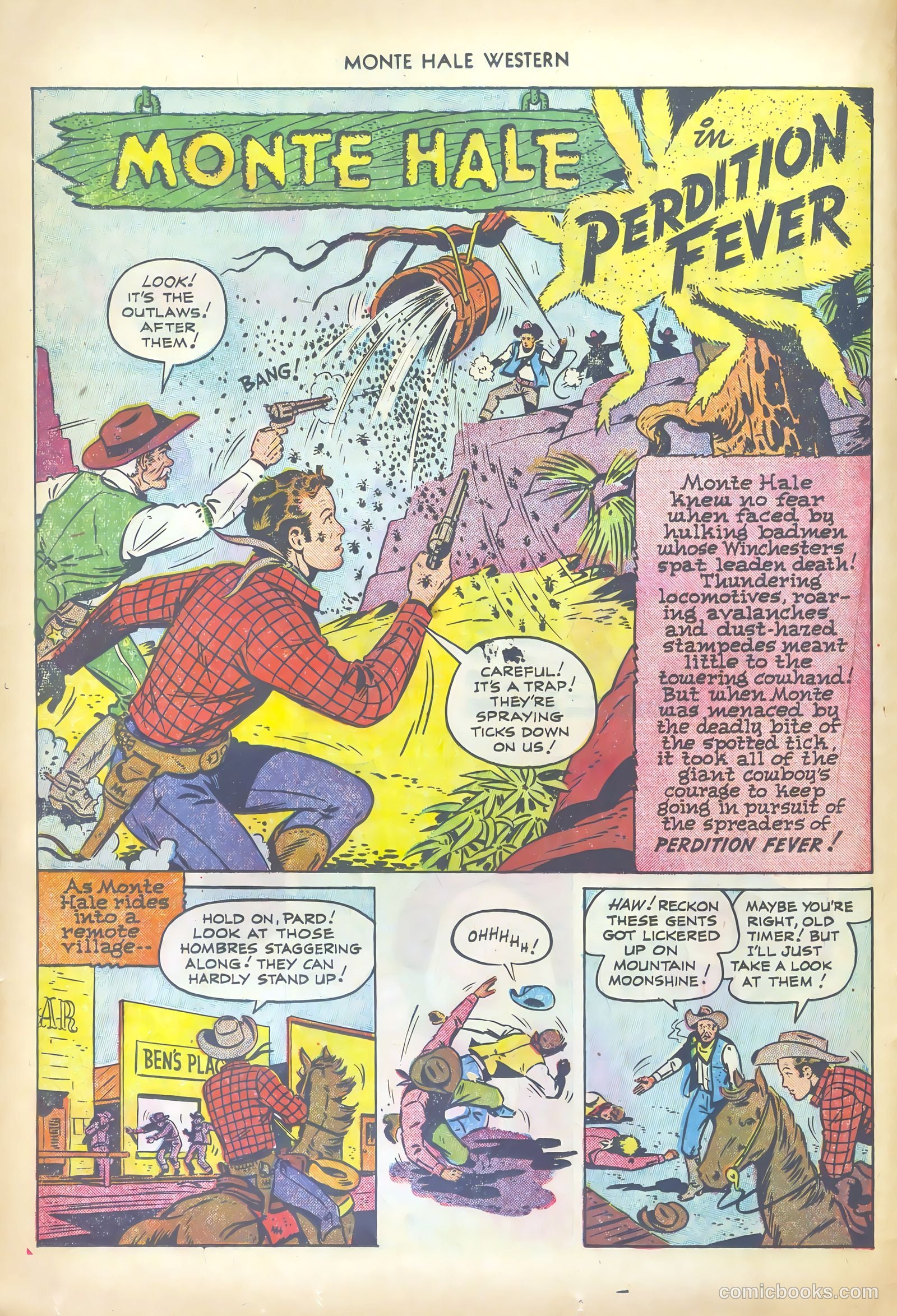 Monte Hale Western #71 (1952) — page 16 of 36