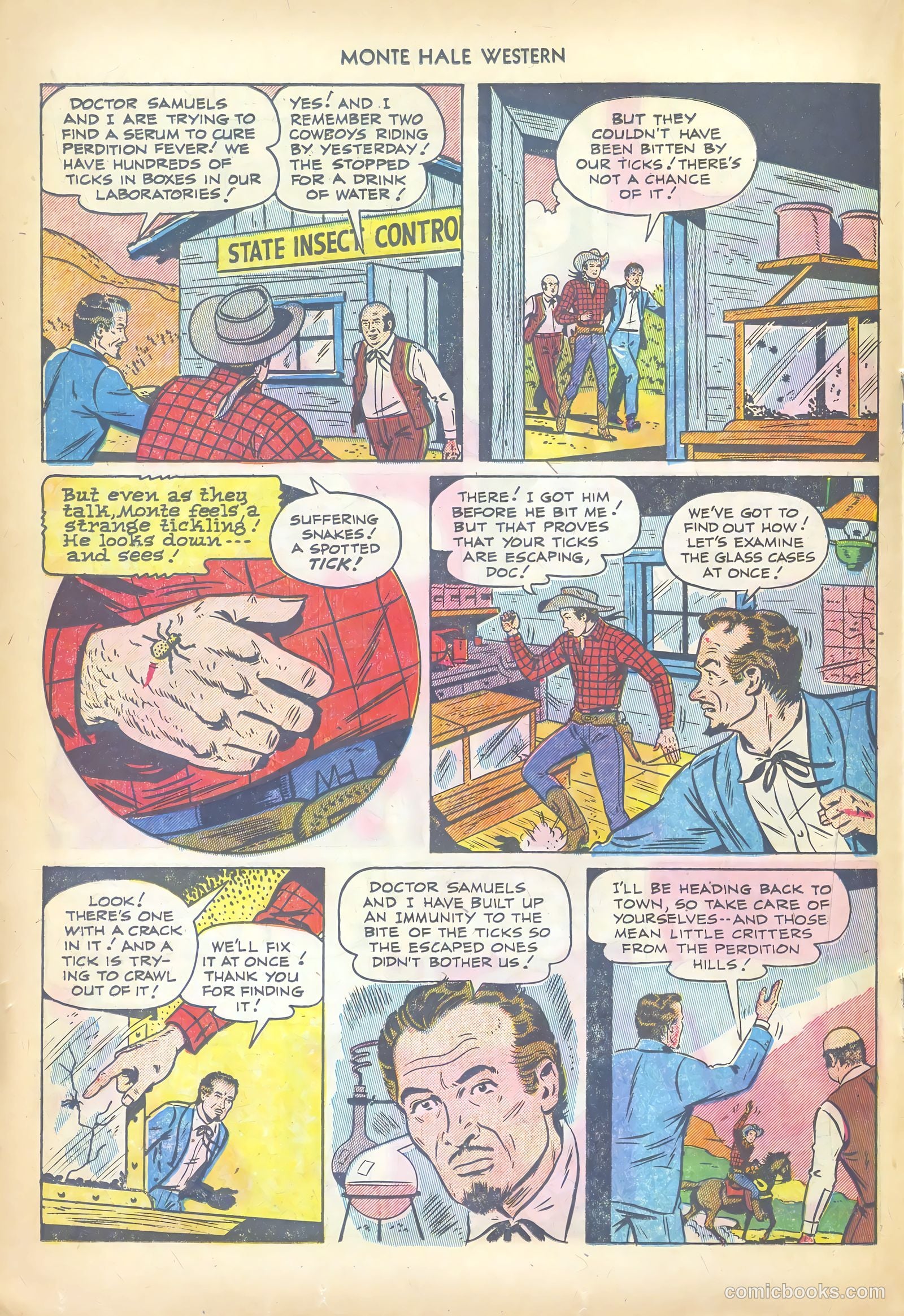 Monte Hale Western #71 (1952) — page 18 of 36