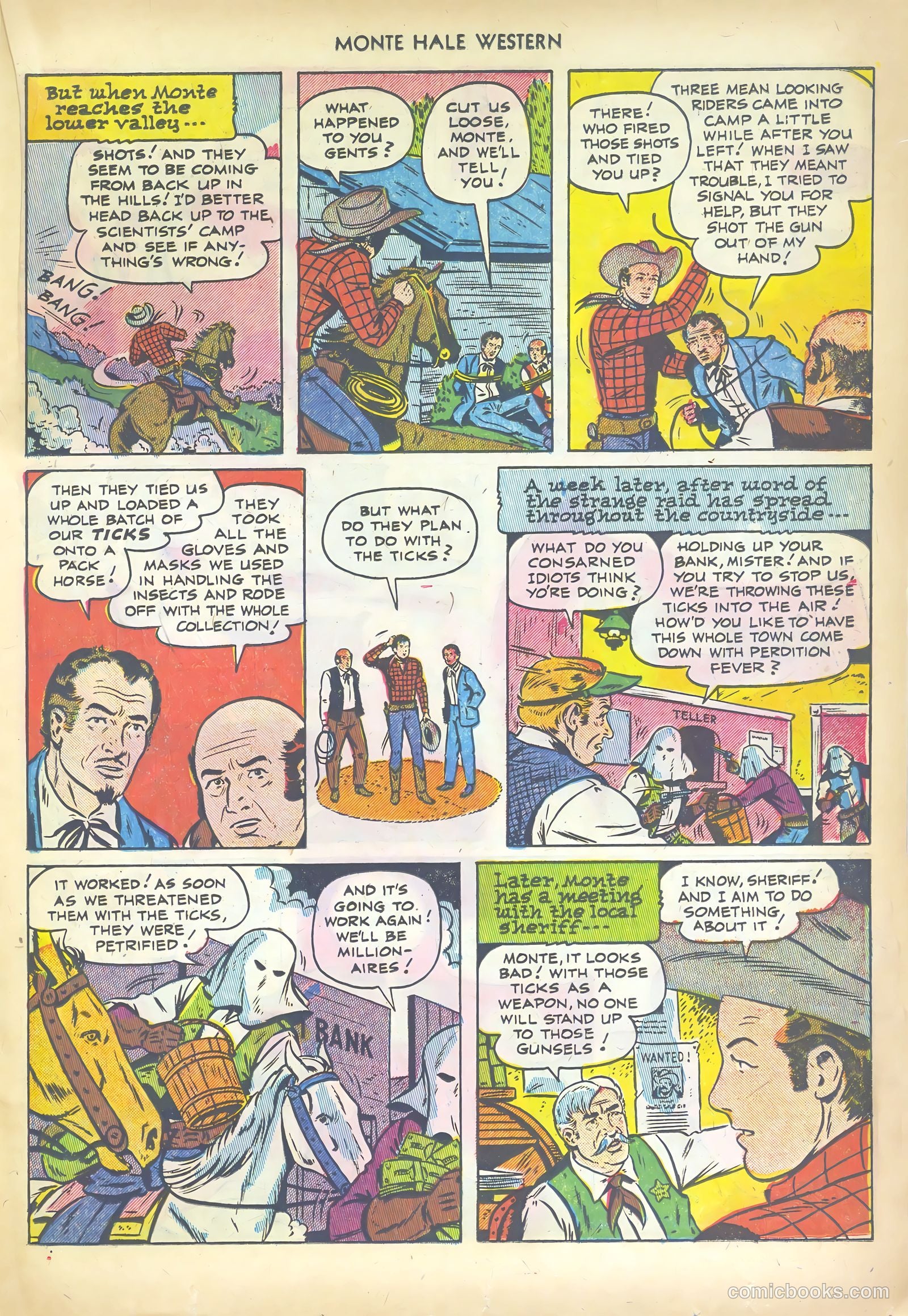 Monte Hale Western #71 (1952) — page 19 of 36